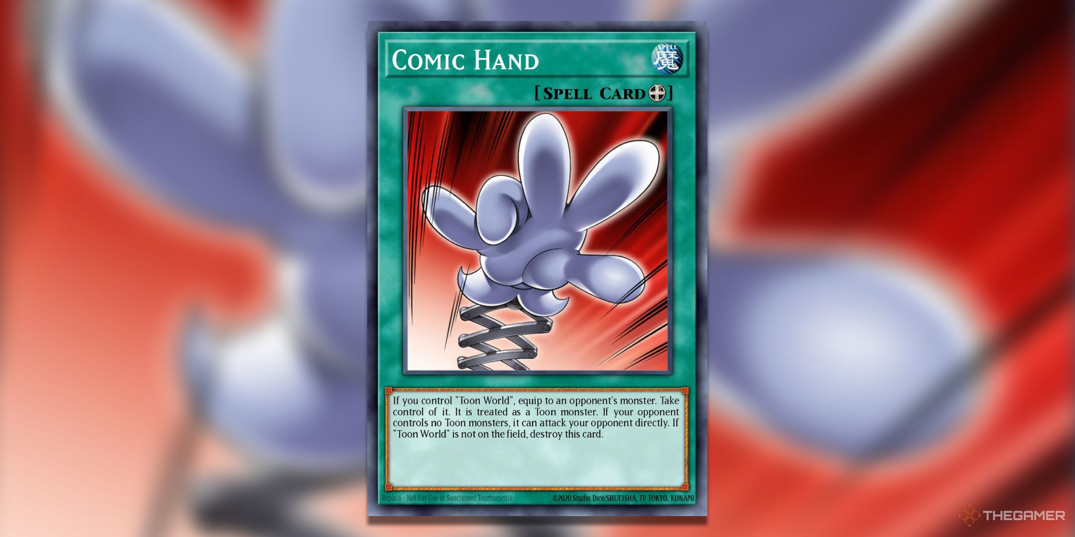 Comic Hand Yu-Gi-Oh! TCG Card Art.