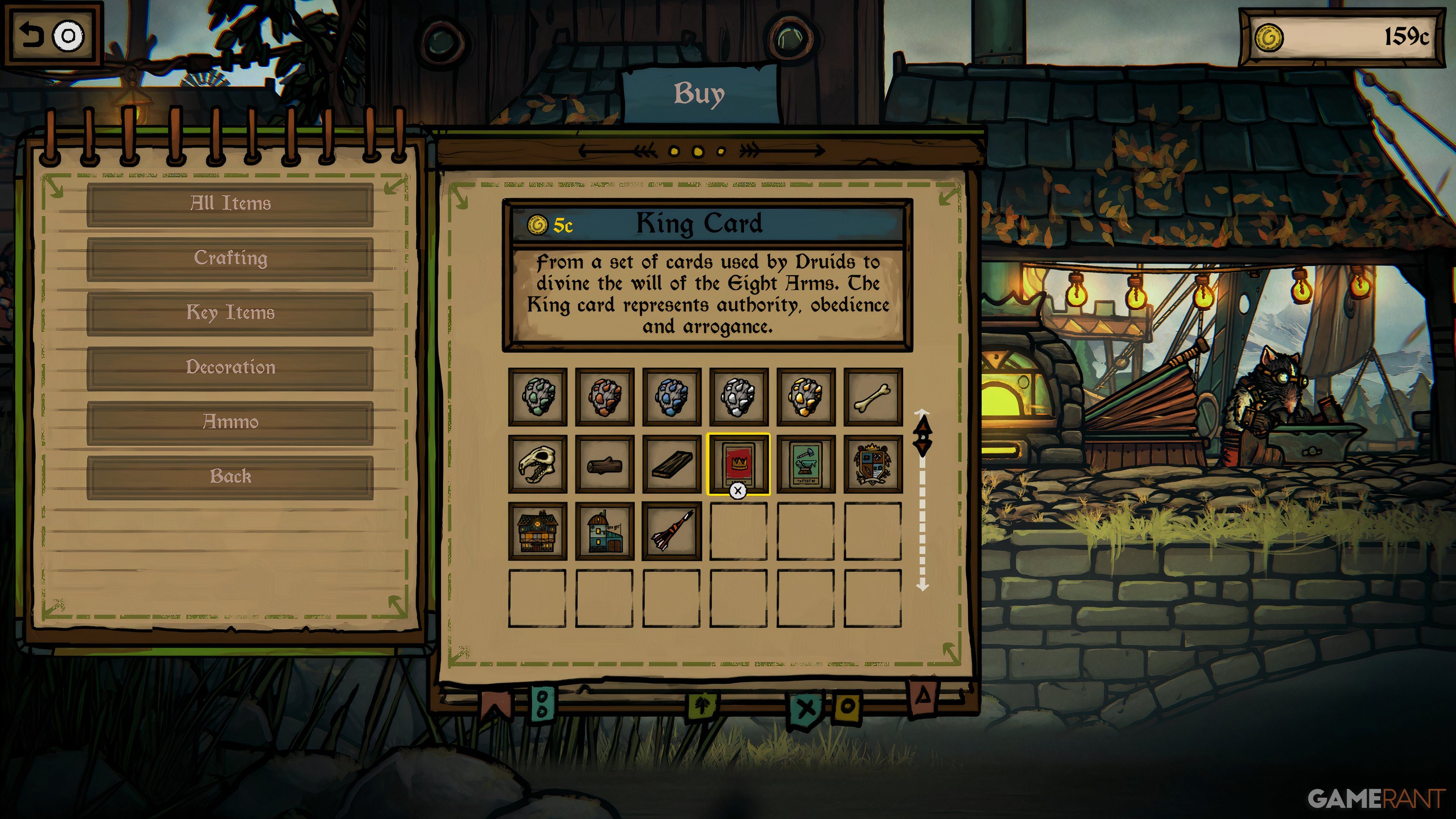 All Tarot Cards Locations In Tails Of Iron 2 Whiskers of Winter 13