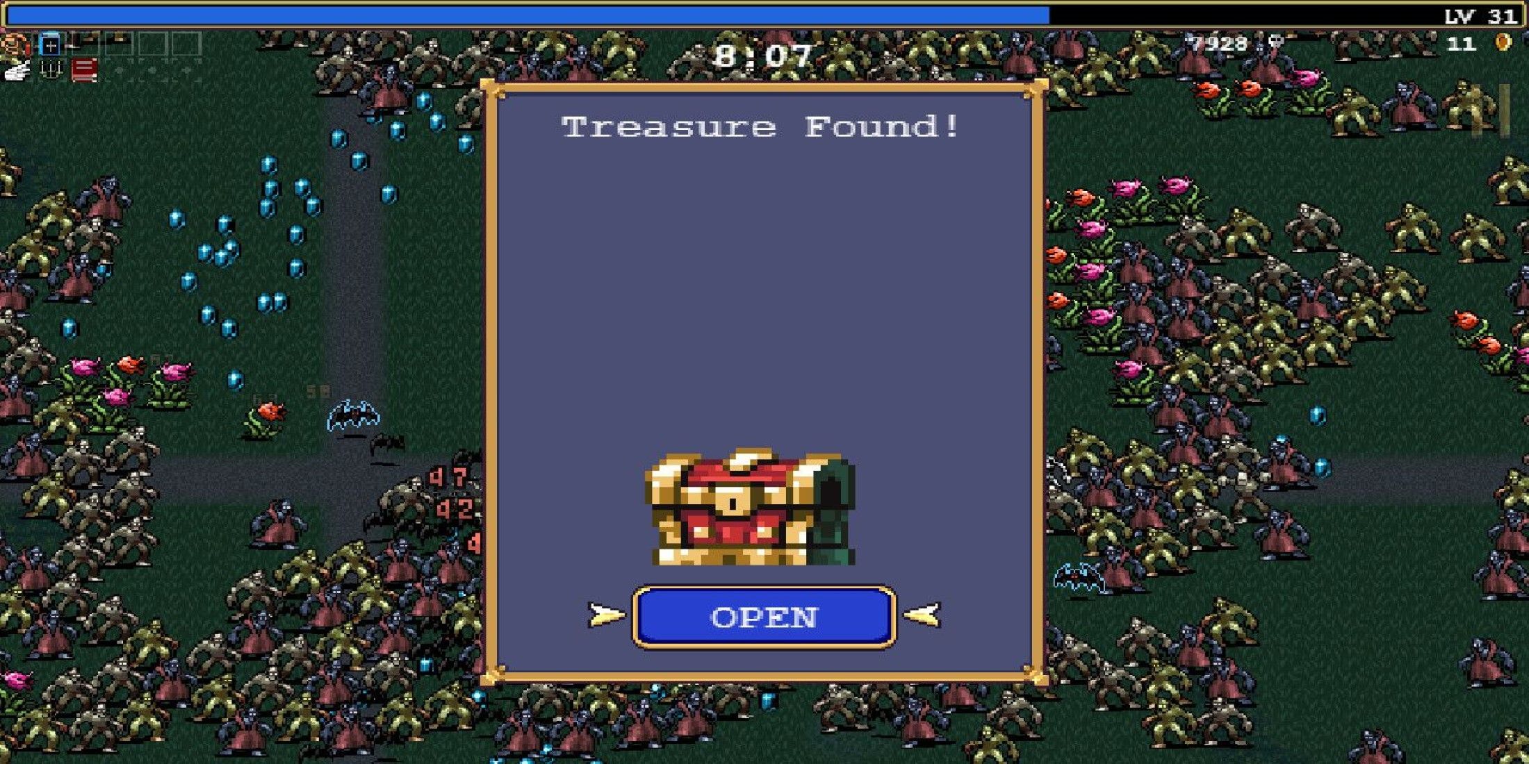 vampire survivors treasure