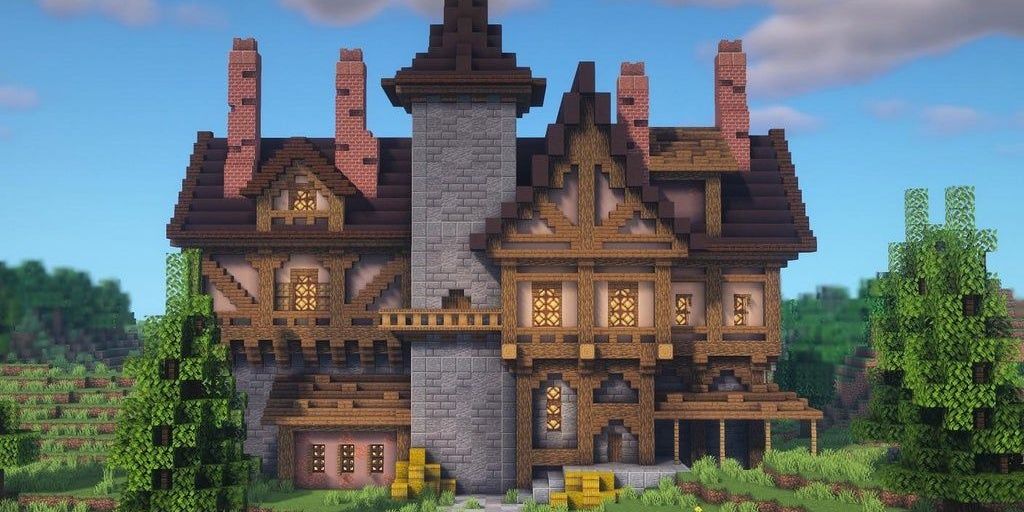 Minecraft Complex Medieval House