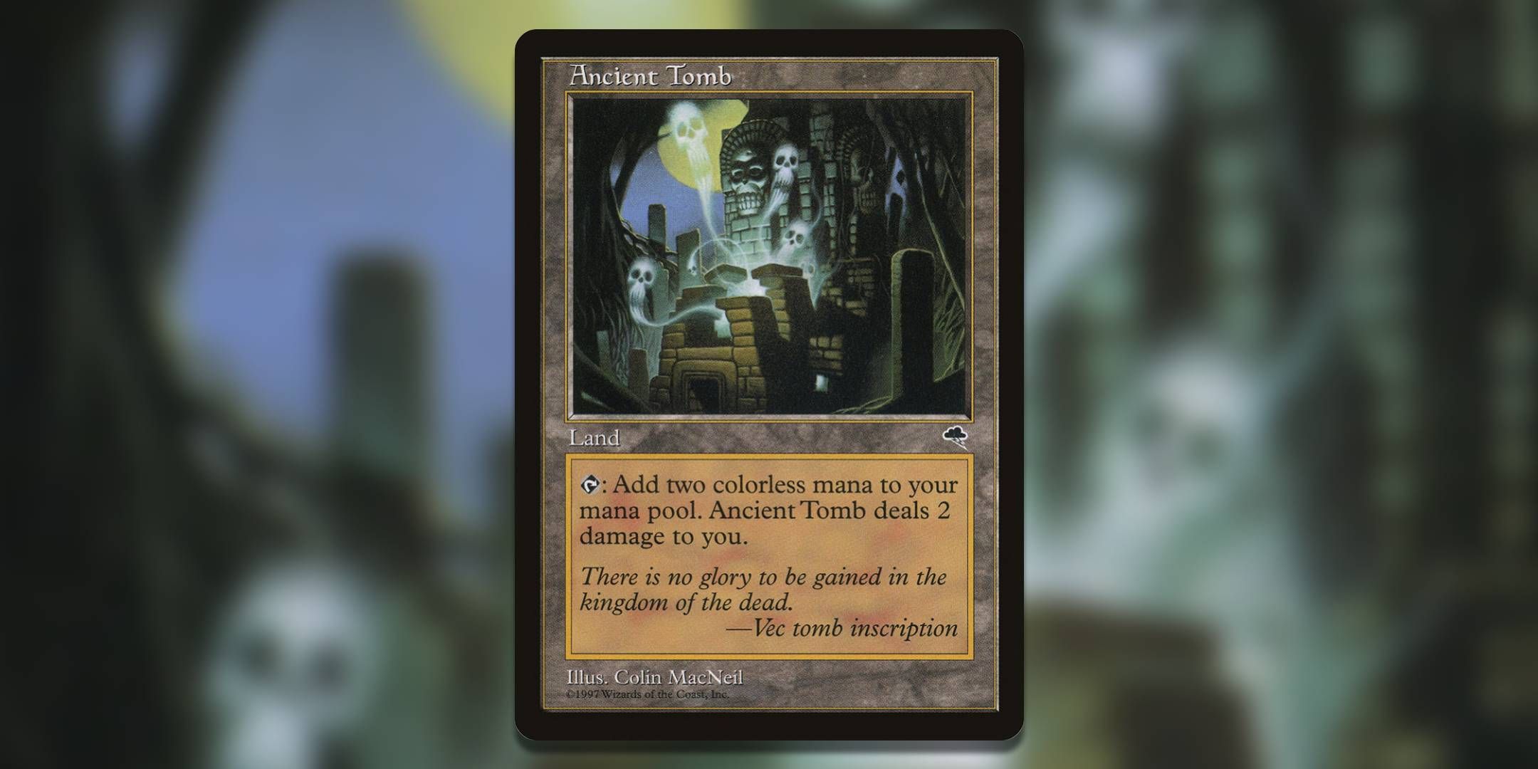 Screenshot of Ancient Tomb Tempest MTG.