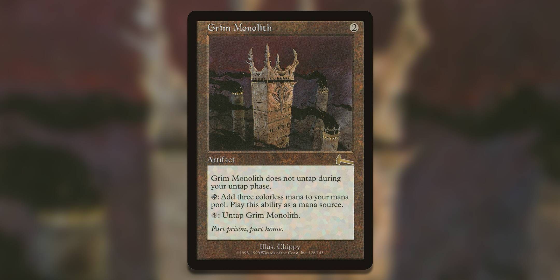 Screenshot of Grim Monolith Urza's Legacy MTG.