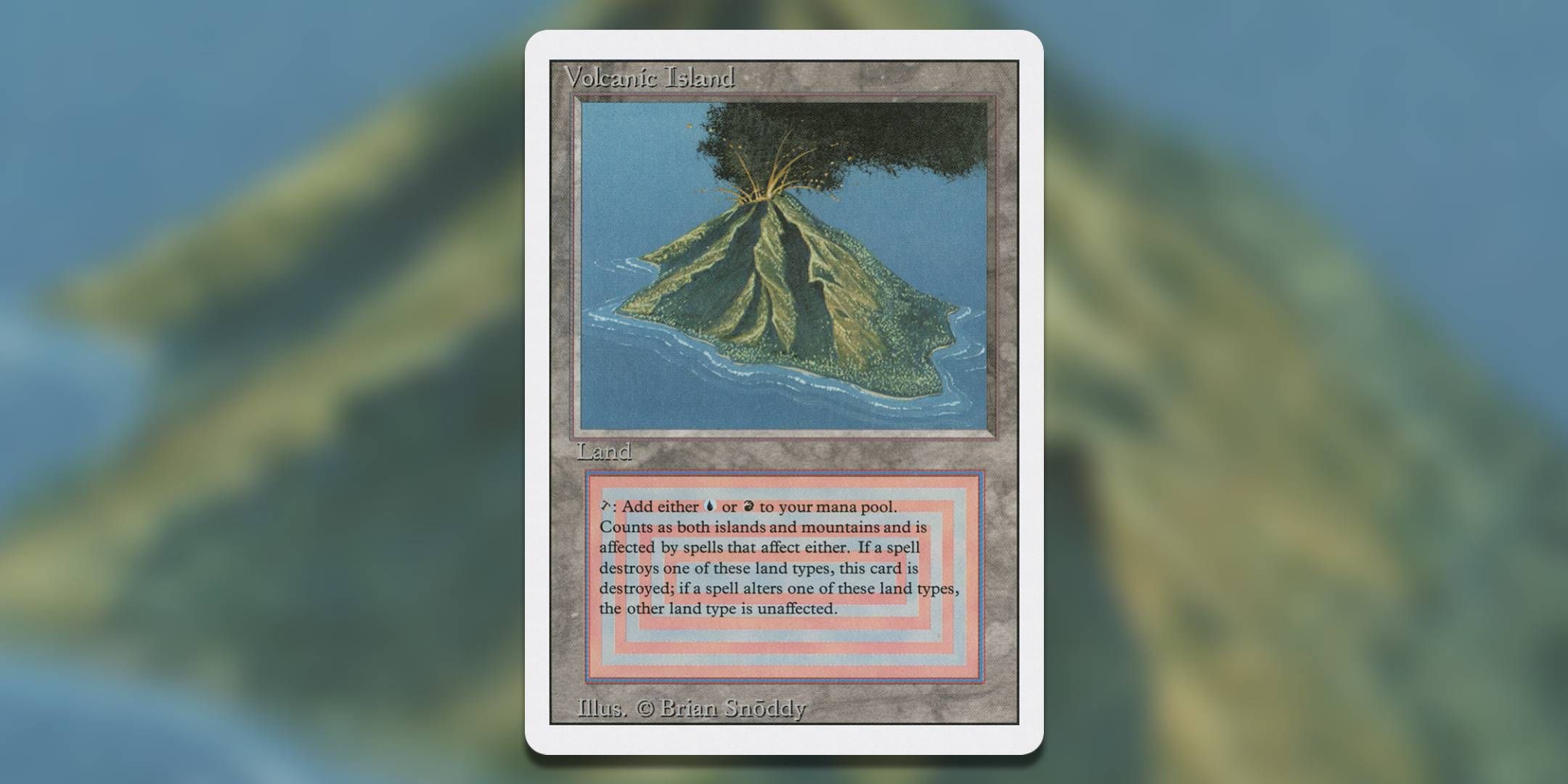 Screenshot of Volcanic Island Revised MTG.