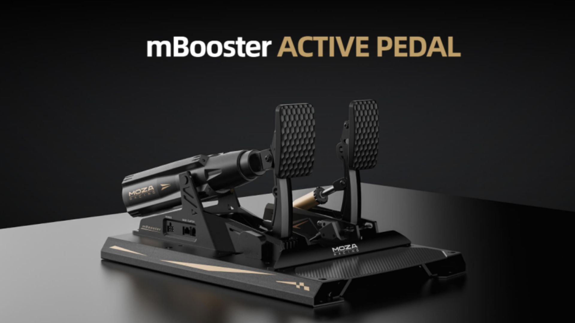 The Moza mBooster Active Pedals