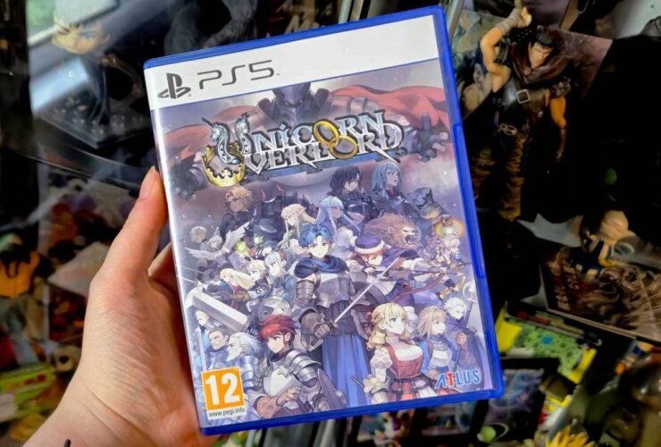 Image taken by writer Rosalie Newcombe of the physical PS5 version of Unicorn Overlord.