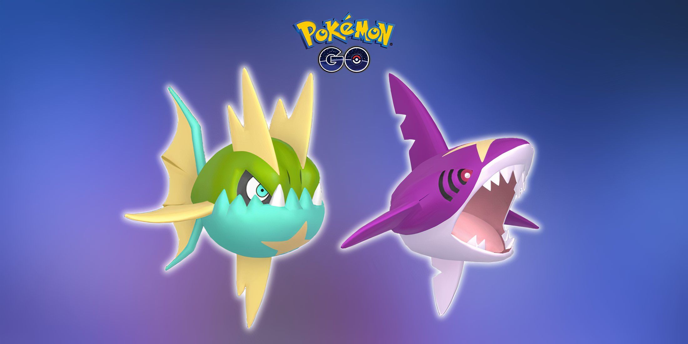 Pokemon GO Shiny Carvanha and Shiny Sharpedo