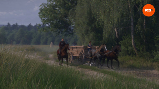 escorting a cart in kingdom come 2