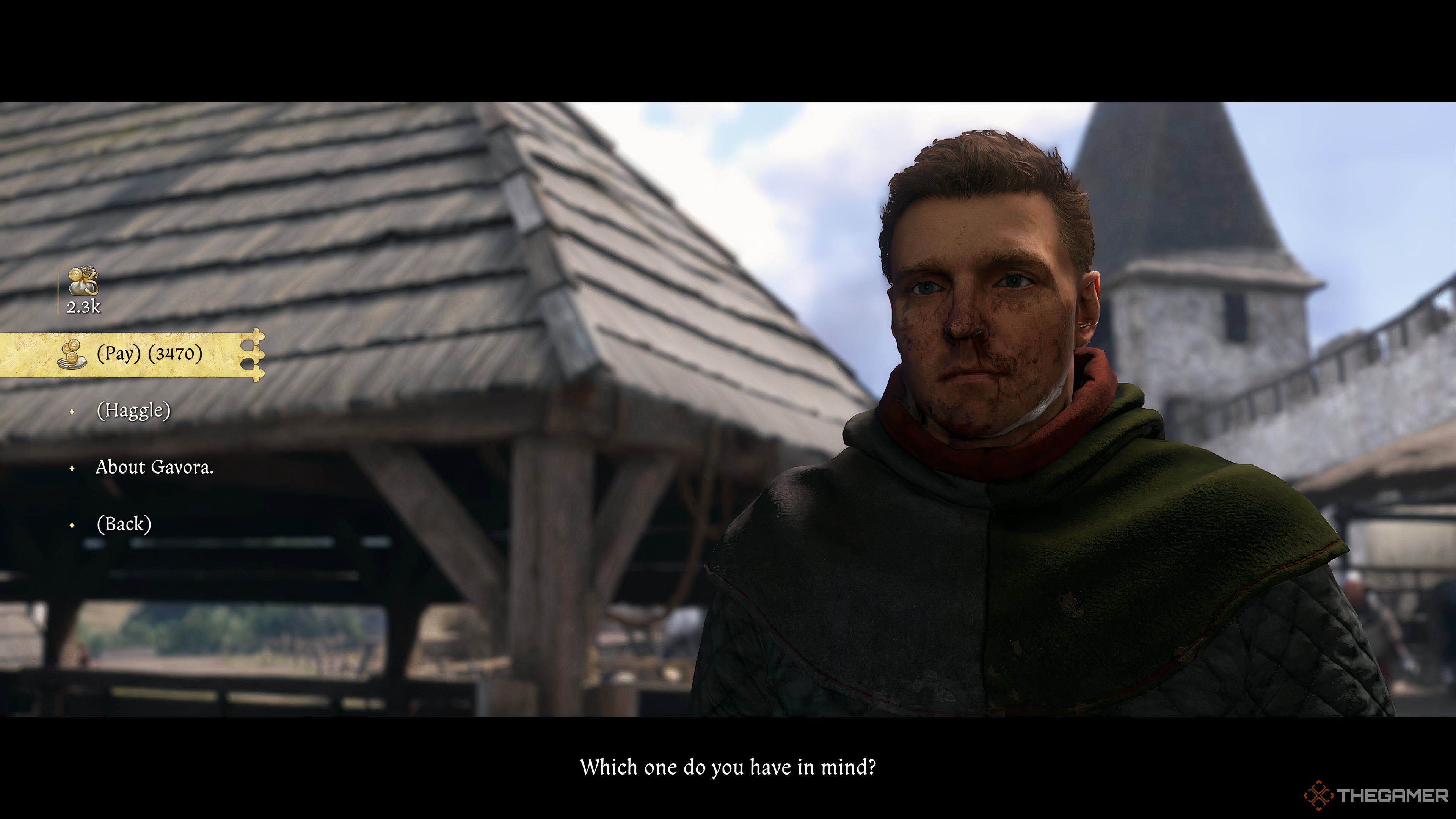 Henry trying to buy a horse in Kingdom Come: Deliverance 2.