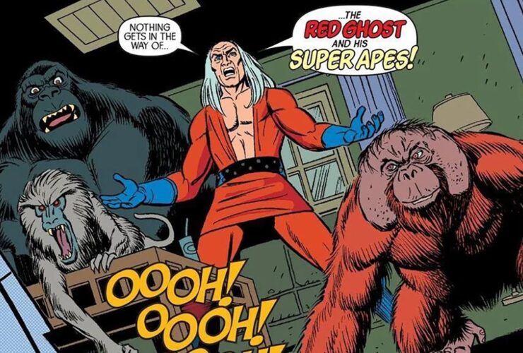 Red Ghost and the Super-Apes on the attack