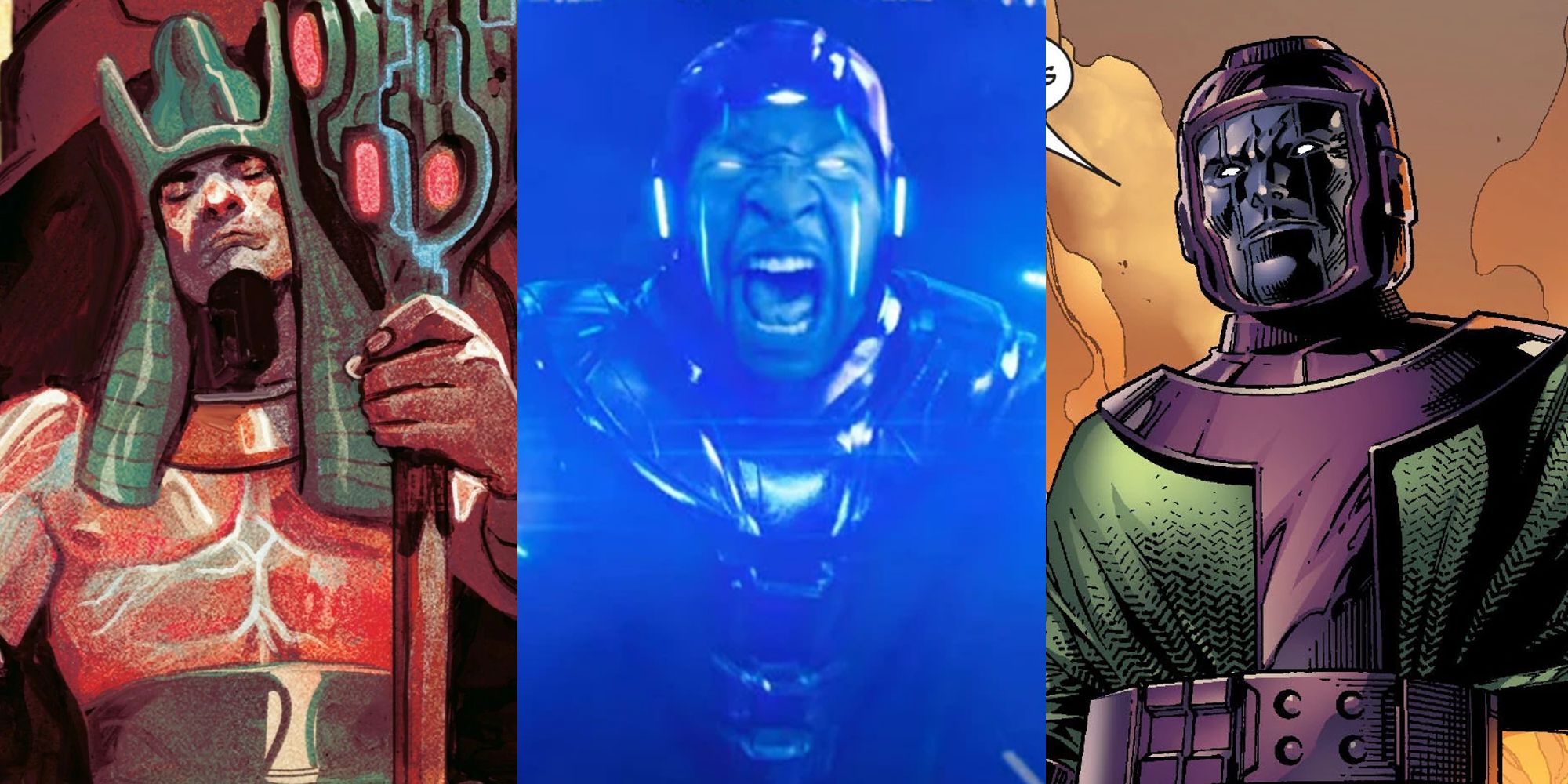 Rama-Tut in the comics; Jonathan Majors as Kang; Kang in the comics