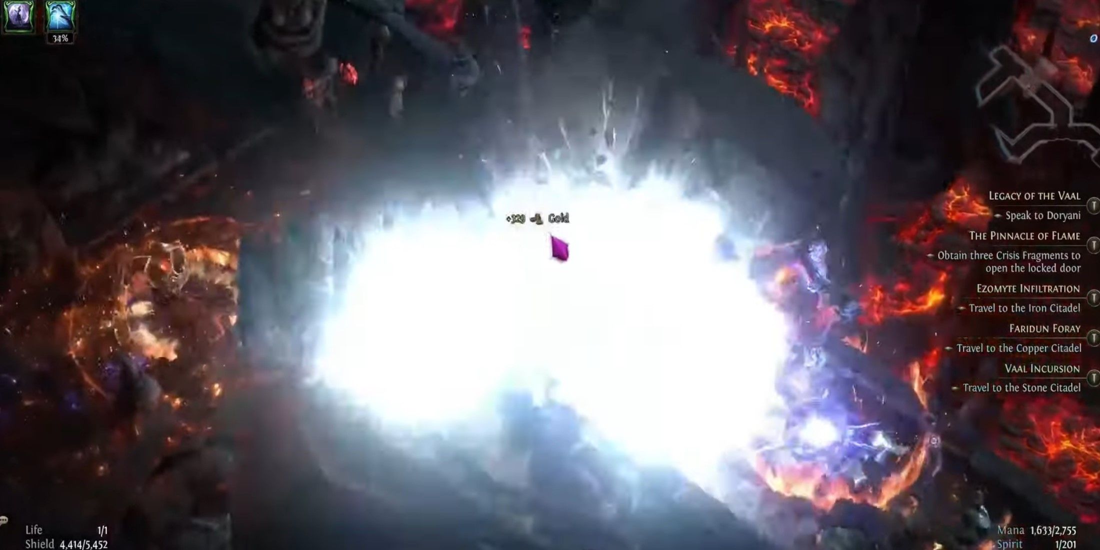 Path of Exile 2 Comet explosion