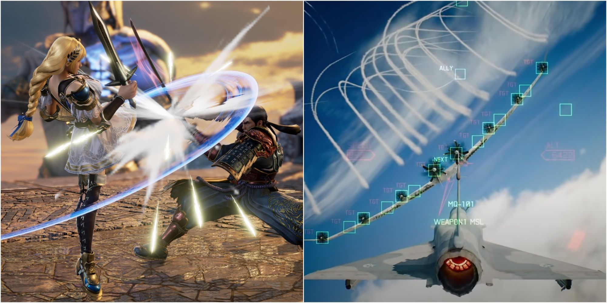 Soulcalibur 6 and Ace Combat 7