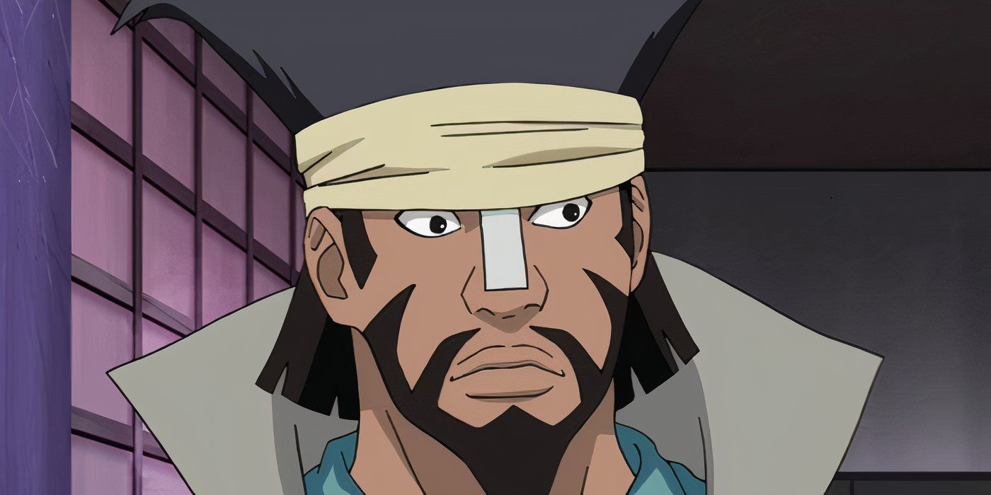 A, The Second Raikage, Attending the first Five-Kage Summit as a bodyguard in Naruto: Shippuden.