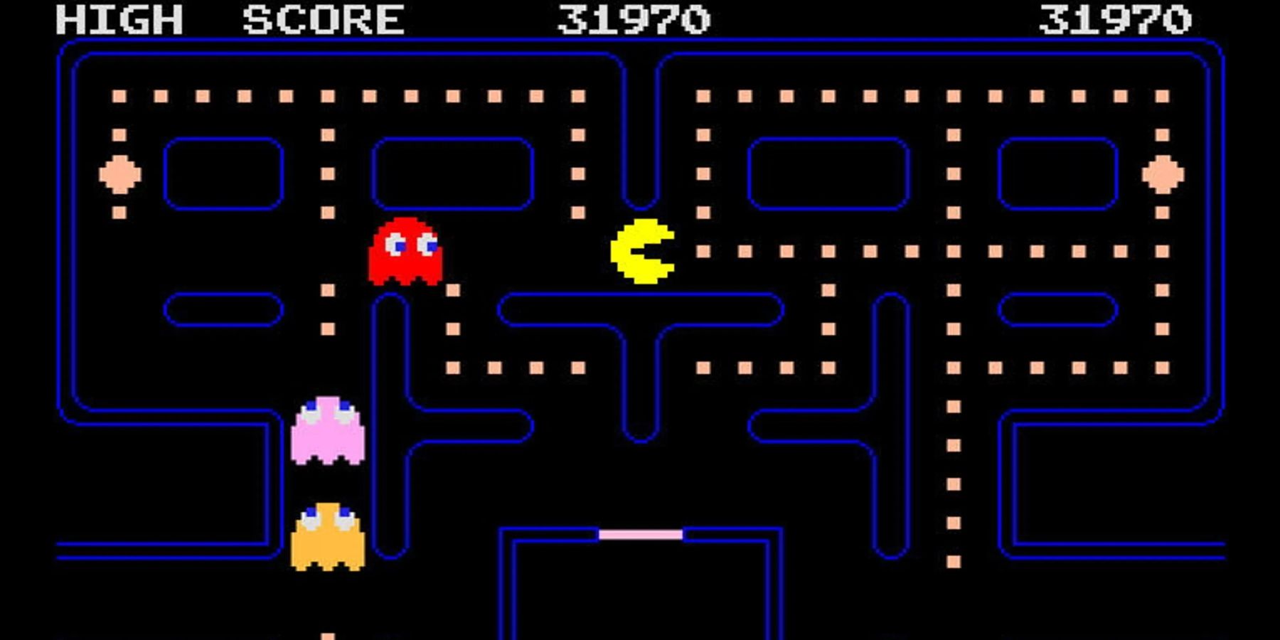 The original Pac-Man game