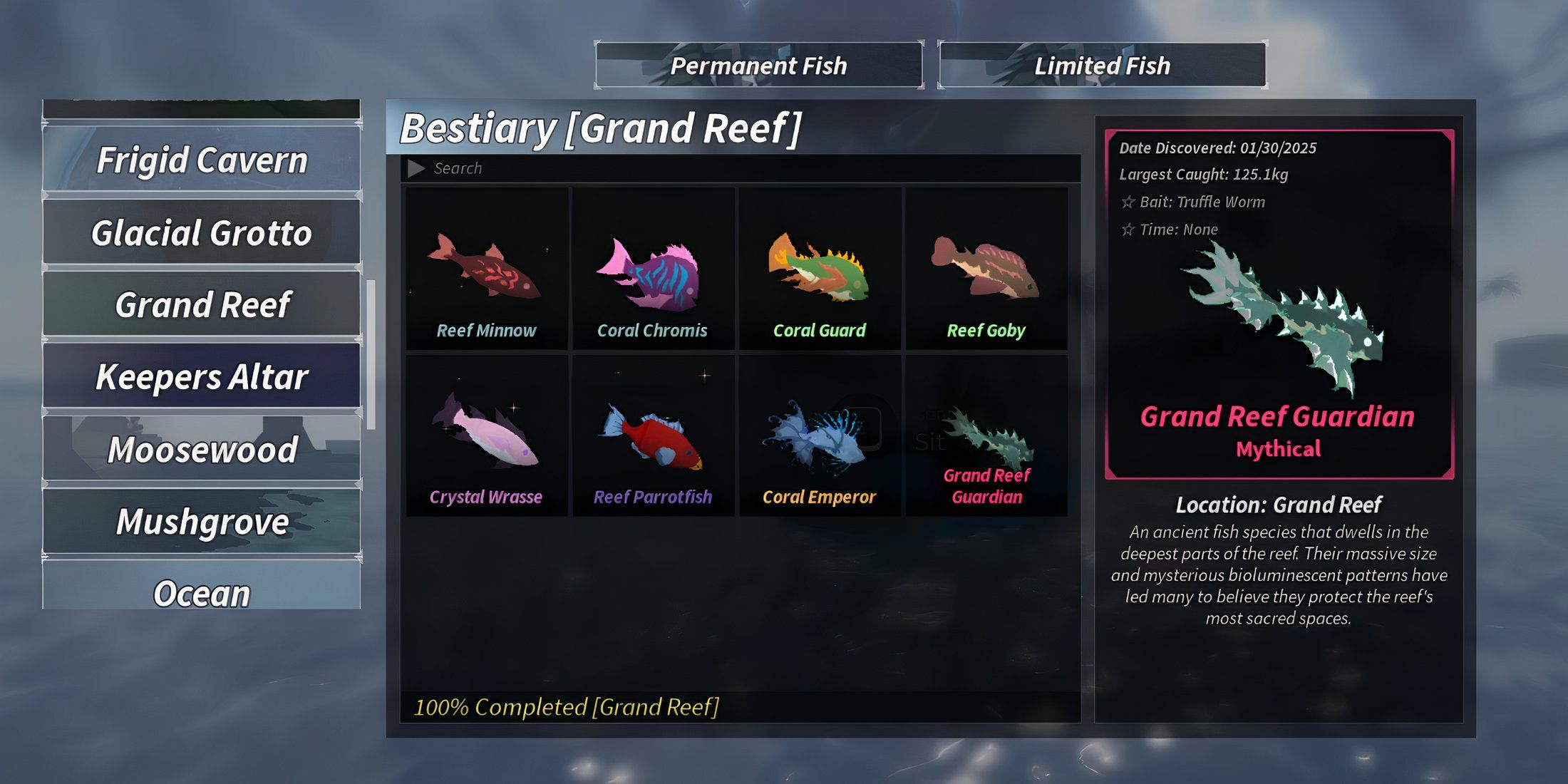 grand reef bestiary in fisch