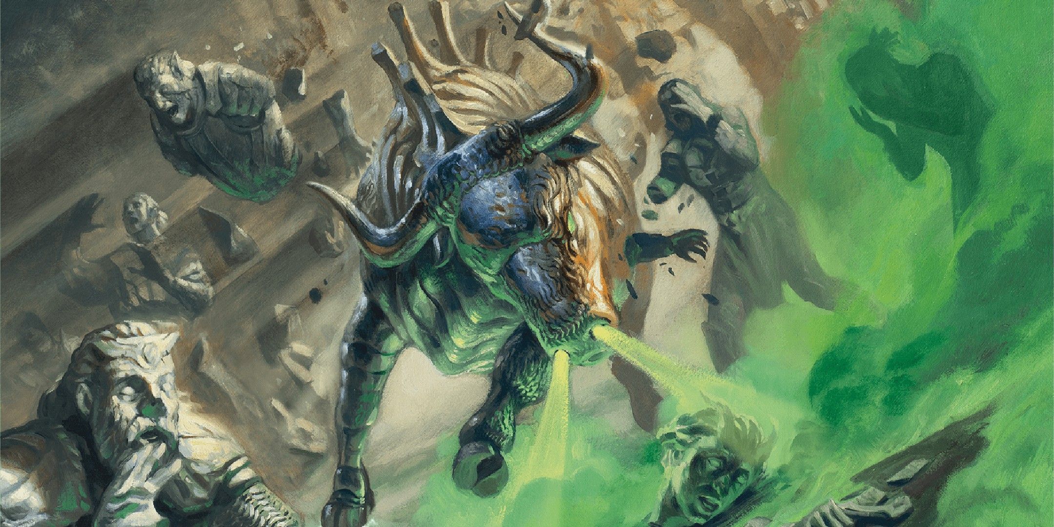 Dungeons & Dragons image showing a gorgon.