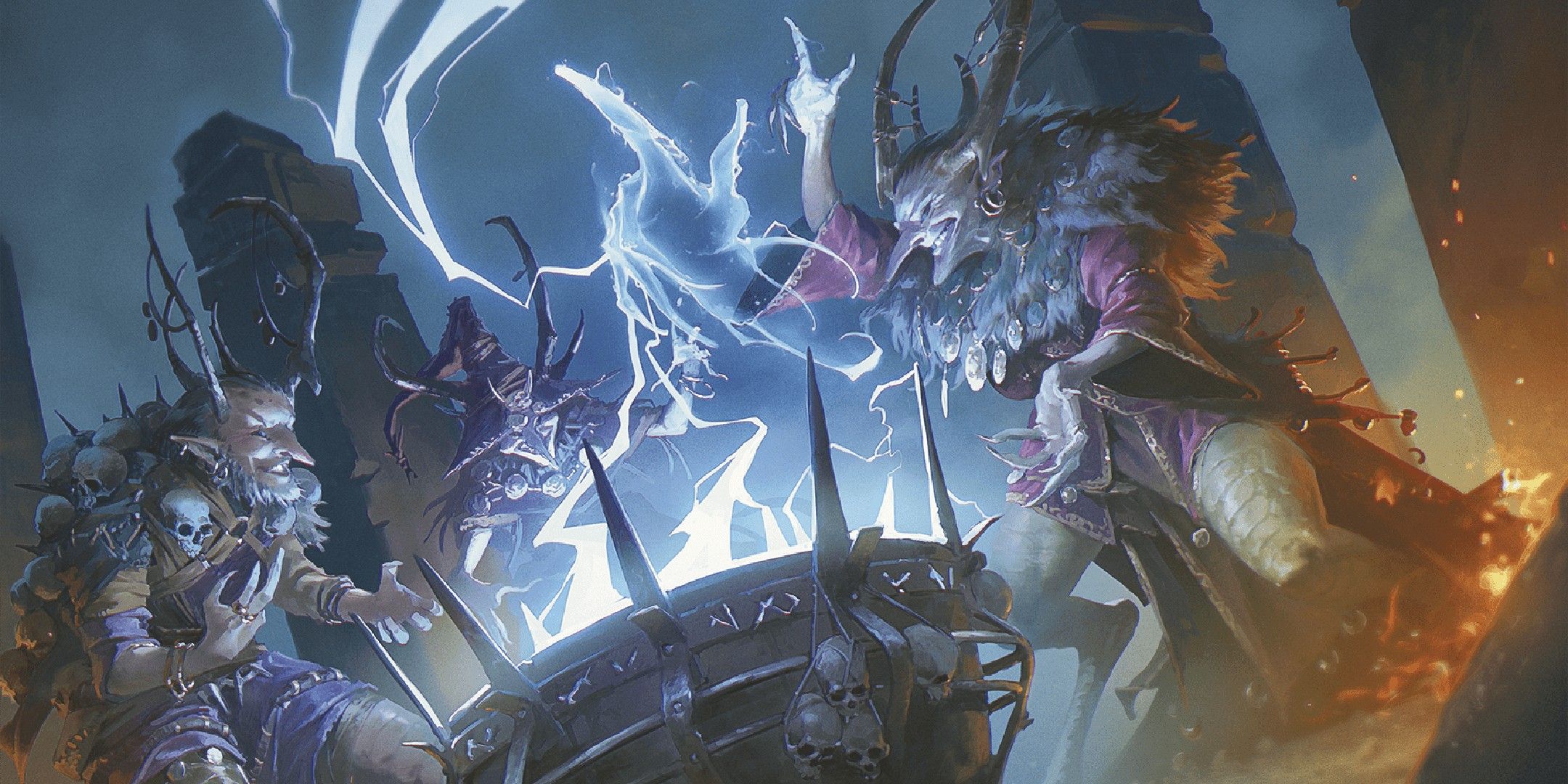 Dungeons & Dragons image showing three arch-hags.