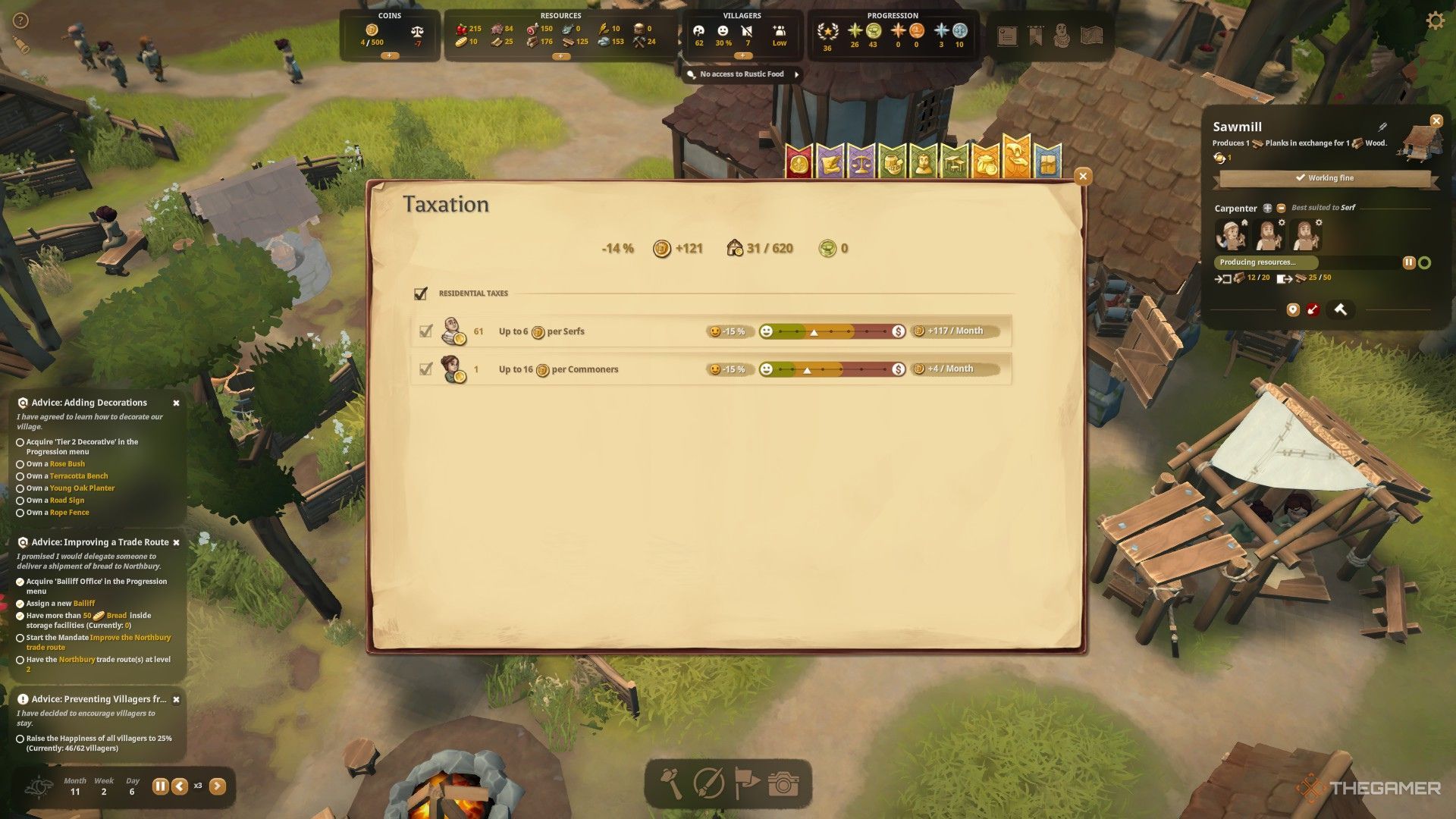 The image shows the Taxation tab in Foundation.