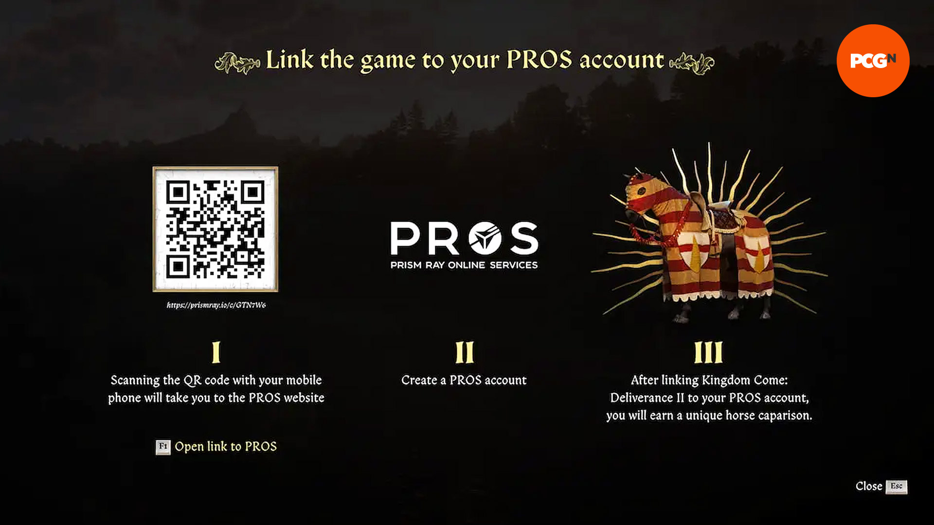 How to redeem Kingdom Come Deliverance 2 Twitch drops: the Pros UI