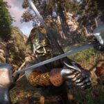 Clashing swords against a warrior in Kingdom Come: Deliverance 2