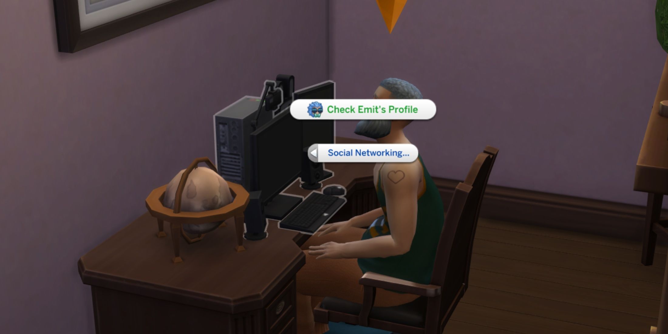 emit's social media profile the sims 4