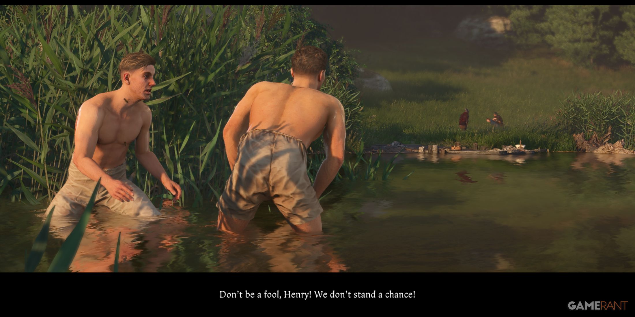 Henry and Hans Capon during the intro of Kingdom Come Deliverance 2