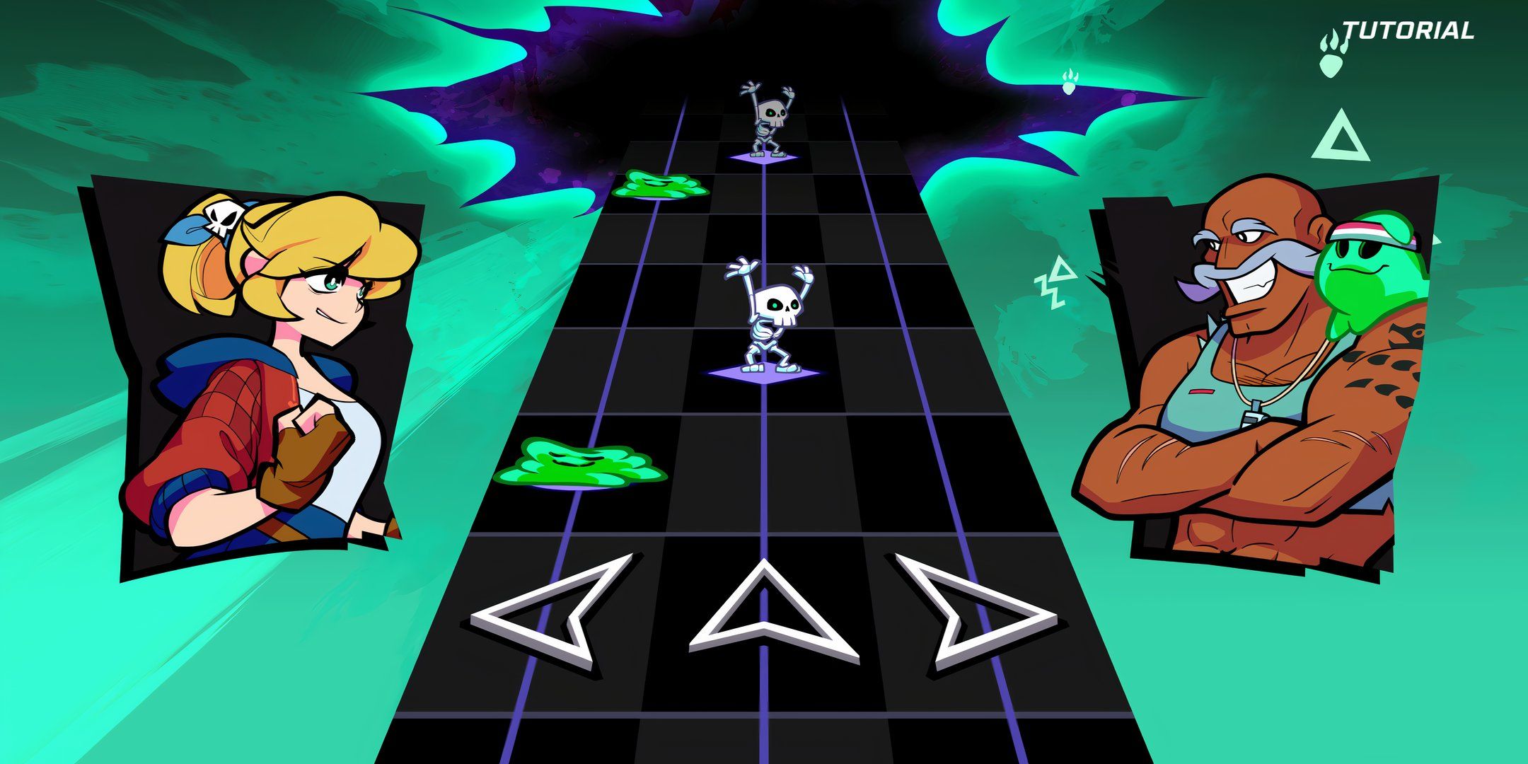 off beat skeleton rift of the necrodancer