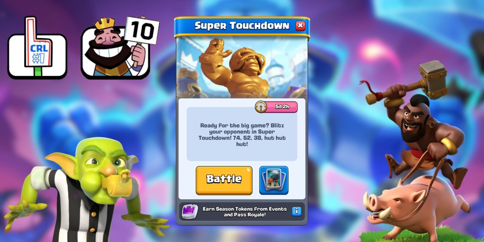 The Best Decks for Clash Royale's Super Touchdown Event