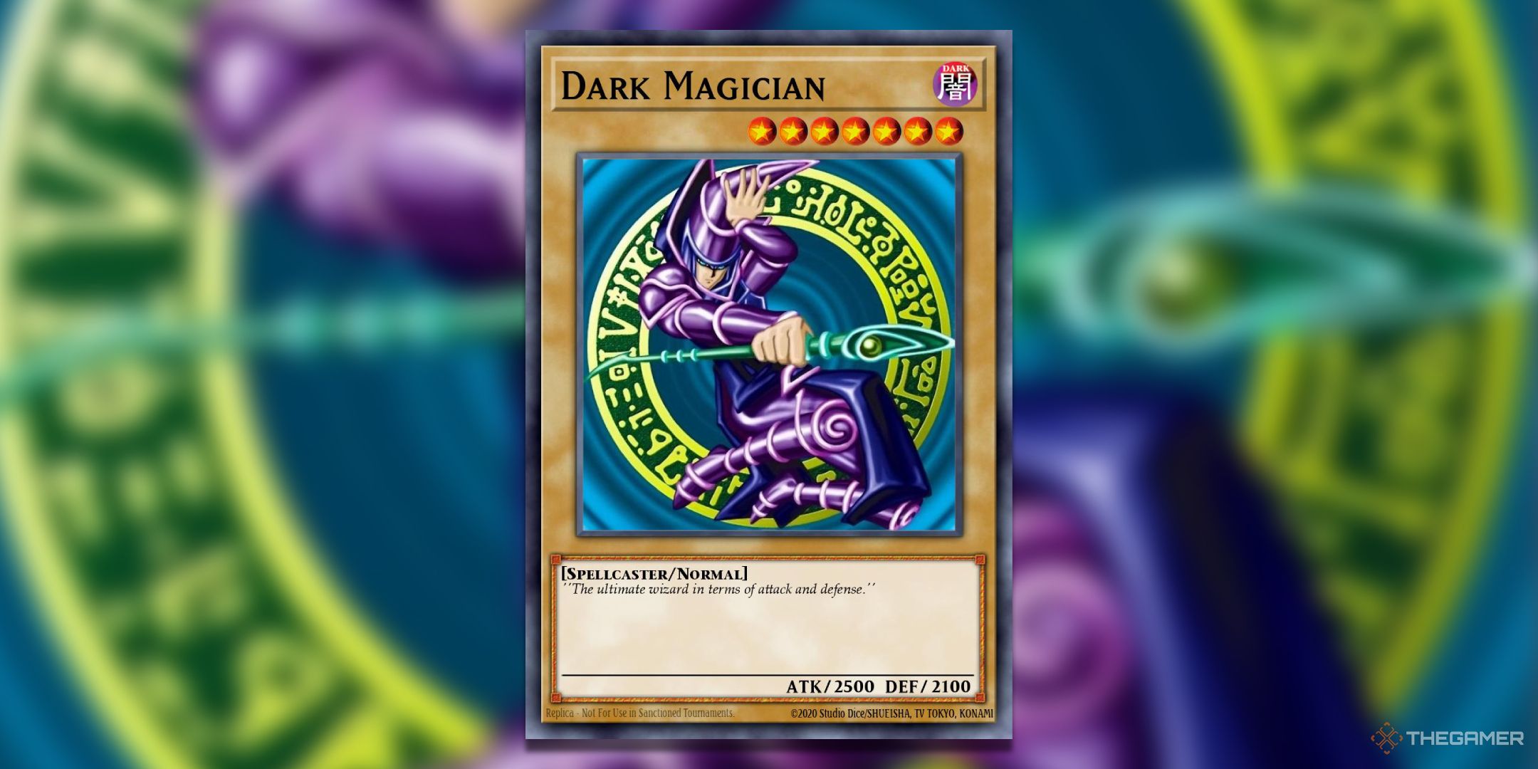 Dark Magician HD Yu-Gi-Oh! TCG Card Art.