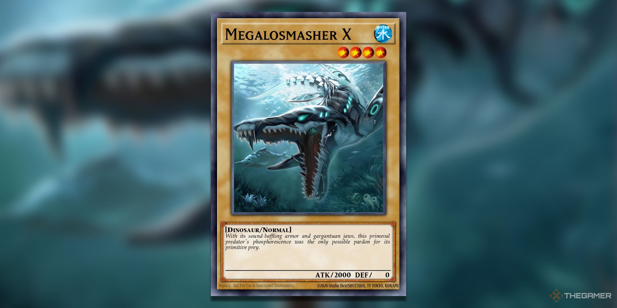 Megalosmasher X Yu-Gi-Oh! TCG Card Art.