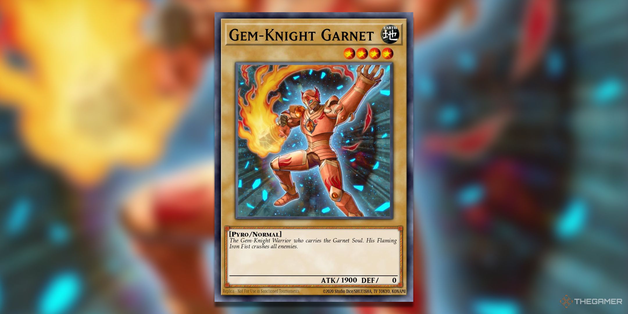 Gem-Knight Garnet Yu-Gi-Oh! TCG Card Art.