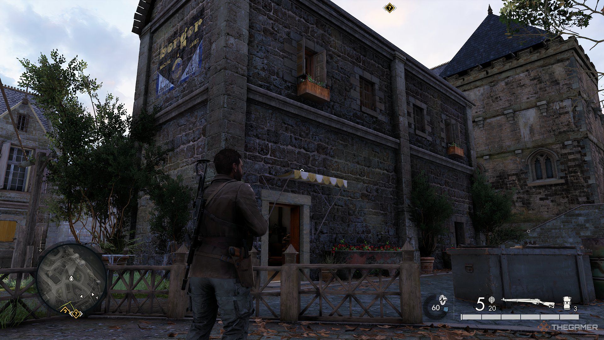 Small Building Where Classified Document #3 Is During Dead Drop In Sniper Elite: Resistance.