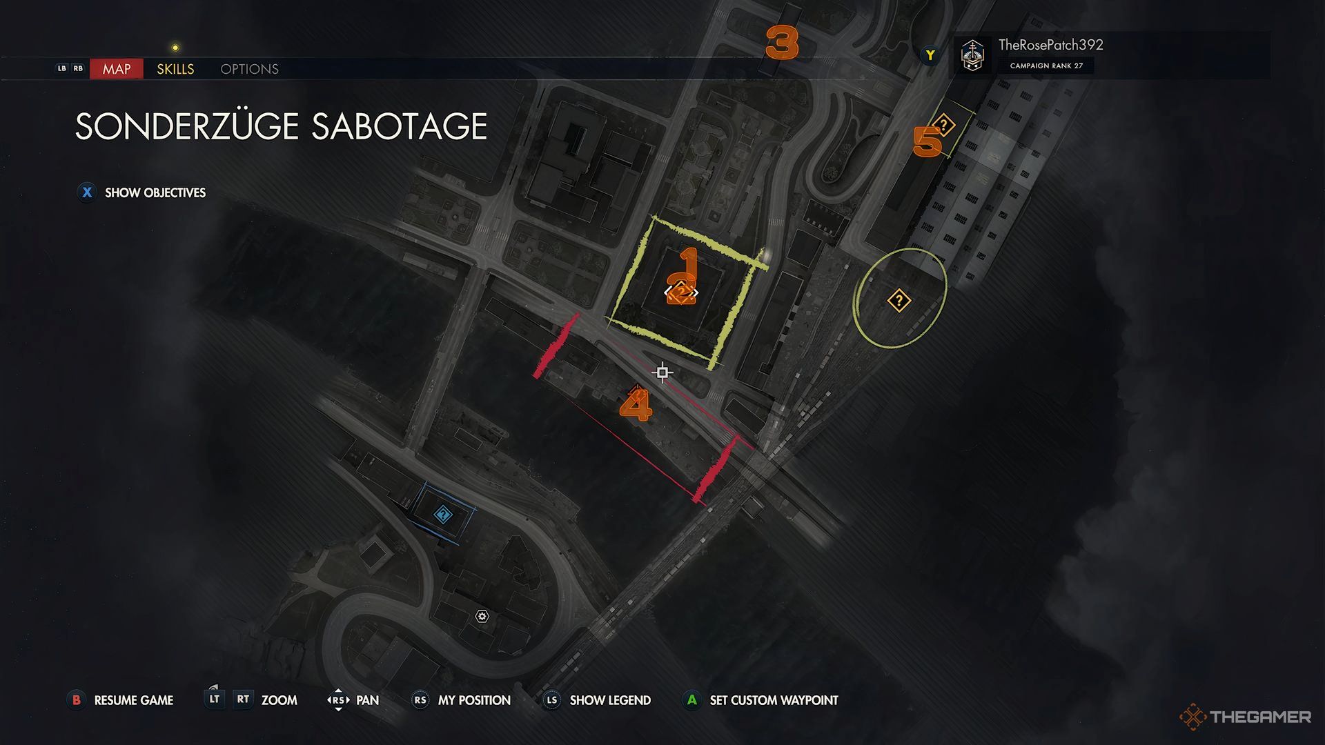 Map Locations Of Classified Documents During Sonderzuge Sabotage In Sniper Elite: Resistance.