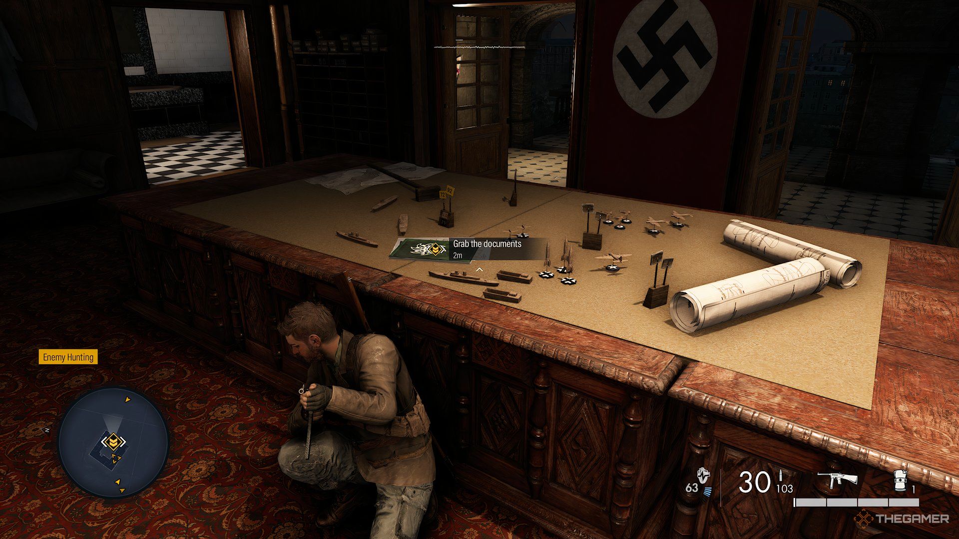 Finding Classified Document #1 During Sonderzuge Sabotage In Sniper Elite: Resistance.