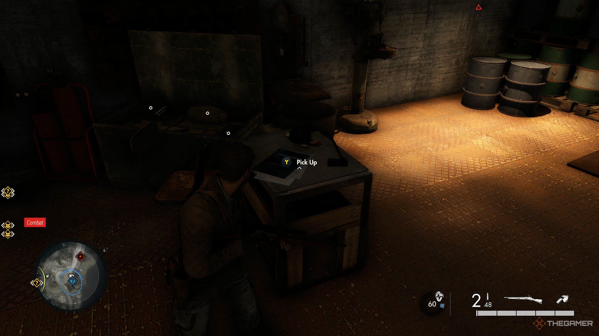 Classified Document #2 Near Dam Repairs During Collision Course In Sniper Elite: Resistance.