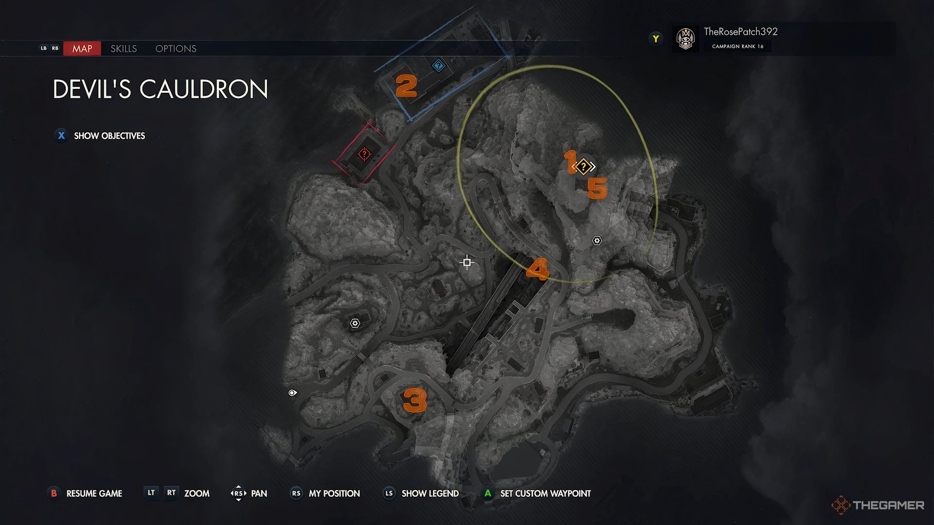 Map Locations Of Classified Documents During Devil's Cauldron In Sniper Elite: Resistance.