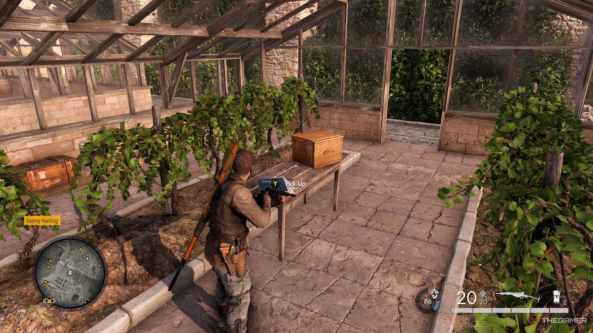 Finding Document #2 Inside Greenhouse During Assault On Fort Rouge In Sniper Elite: Resistance.