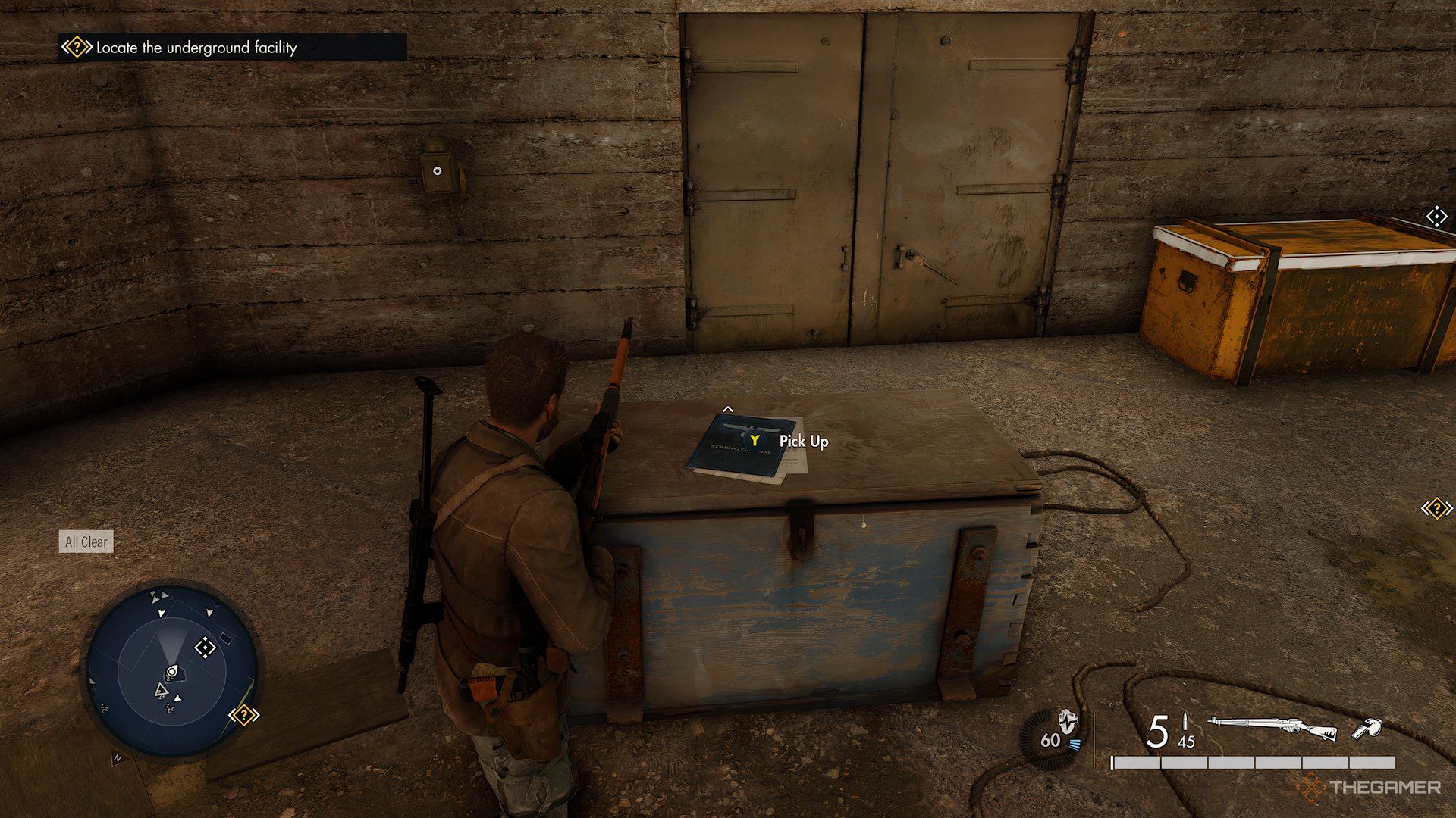 Finding Document #4 Inside Outpost East Of Chateau During Lock, Stock And Barrels In Sniper Elite: Resistance.