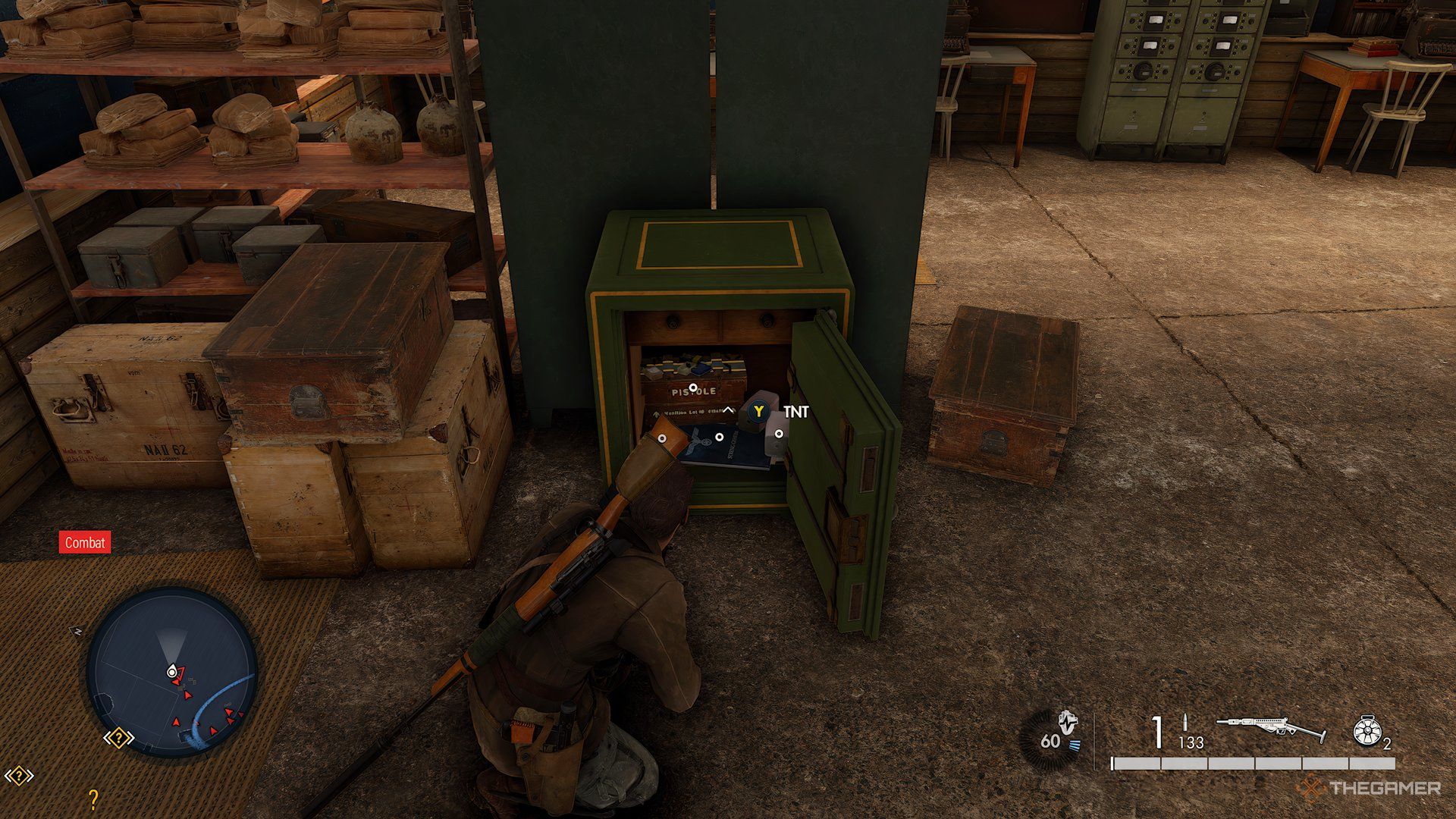 Document #3 Inside Safe During Lock, Stock And Barrels In Sniper Elite: Resistance.