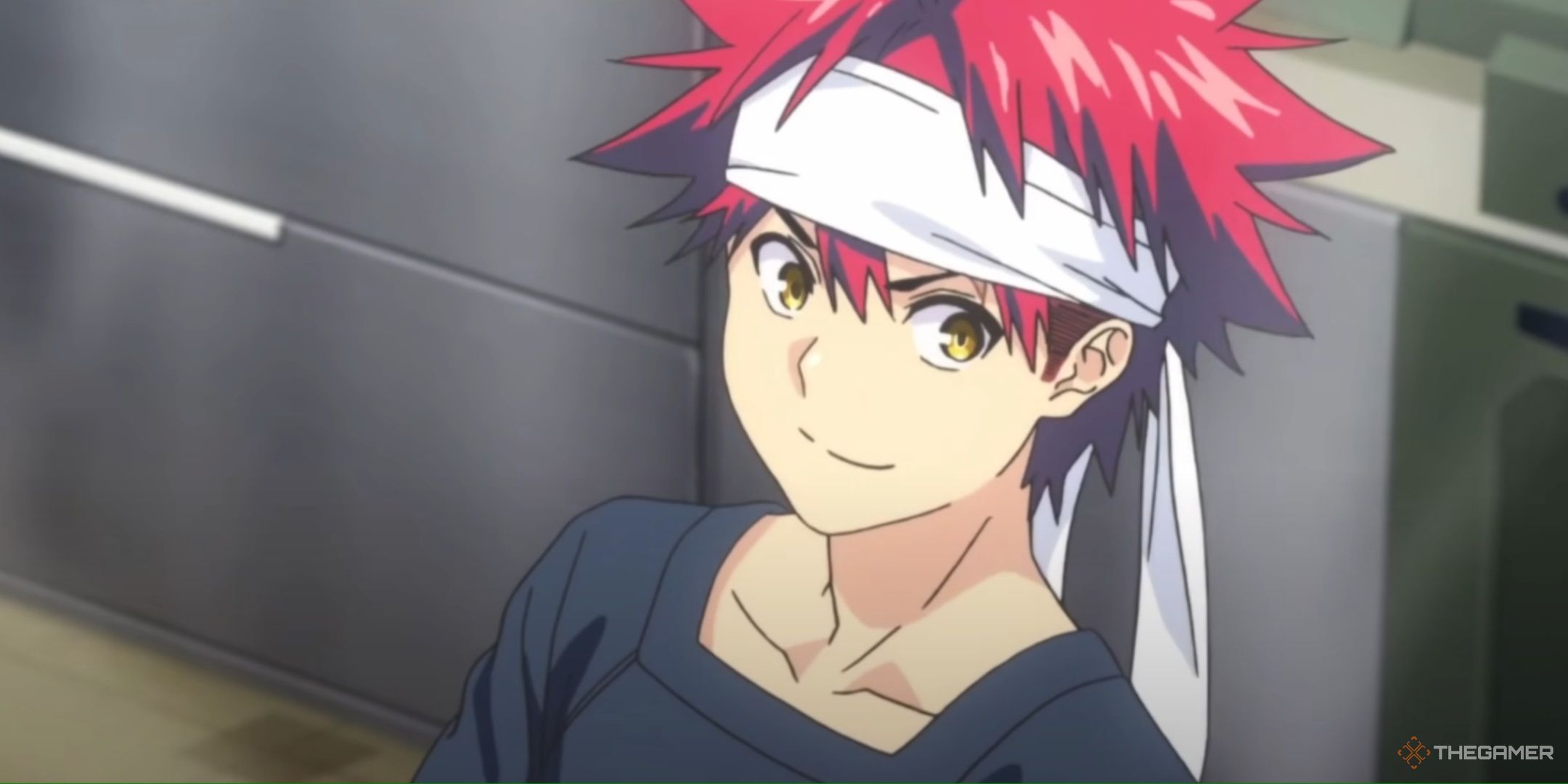 Sora Yukihama prepares to cook food in Food Wars!