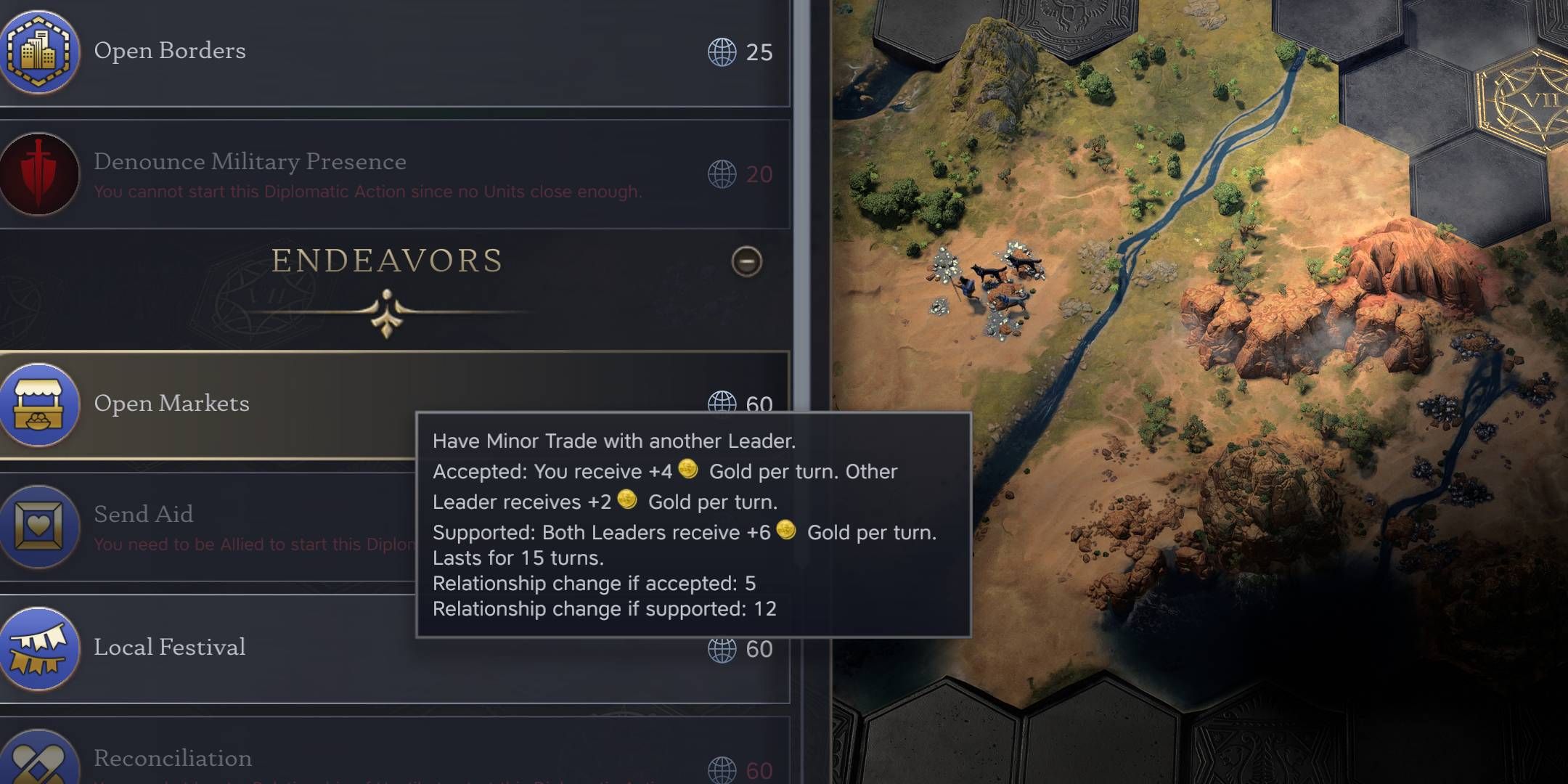 Civ 7 Open Markets Diplomacy