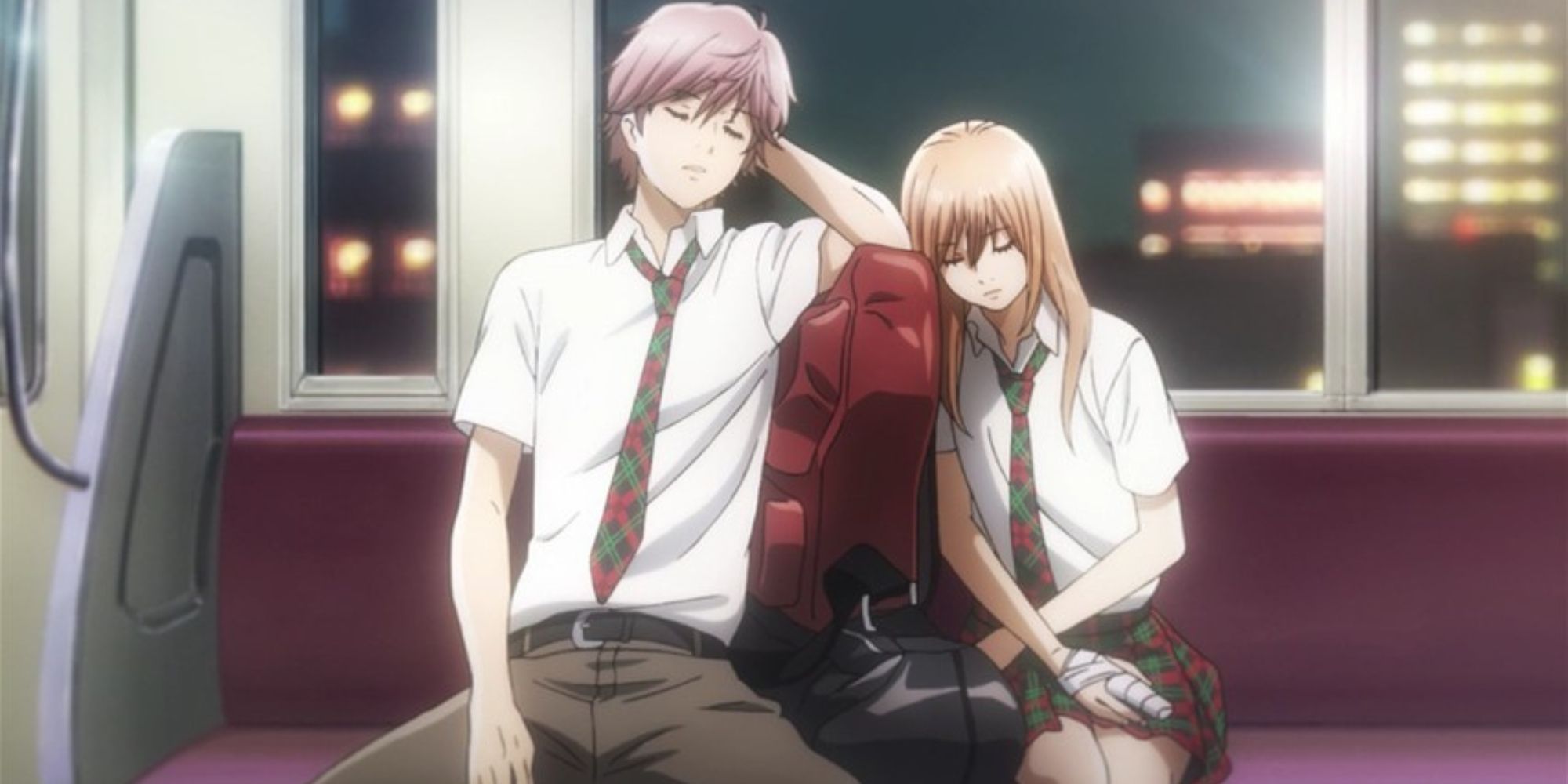 Taichi and Chihaya in Chihayafuru