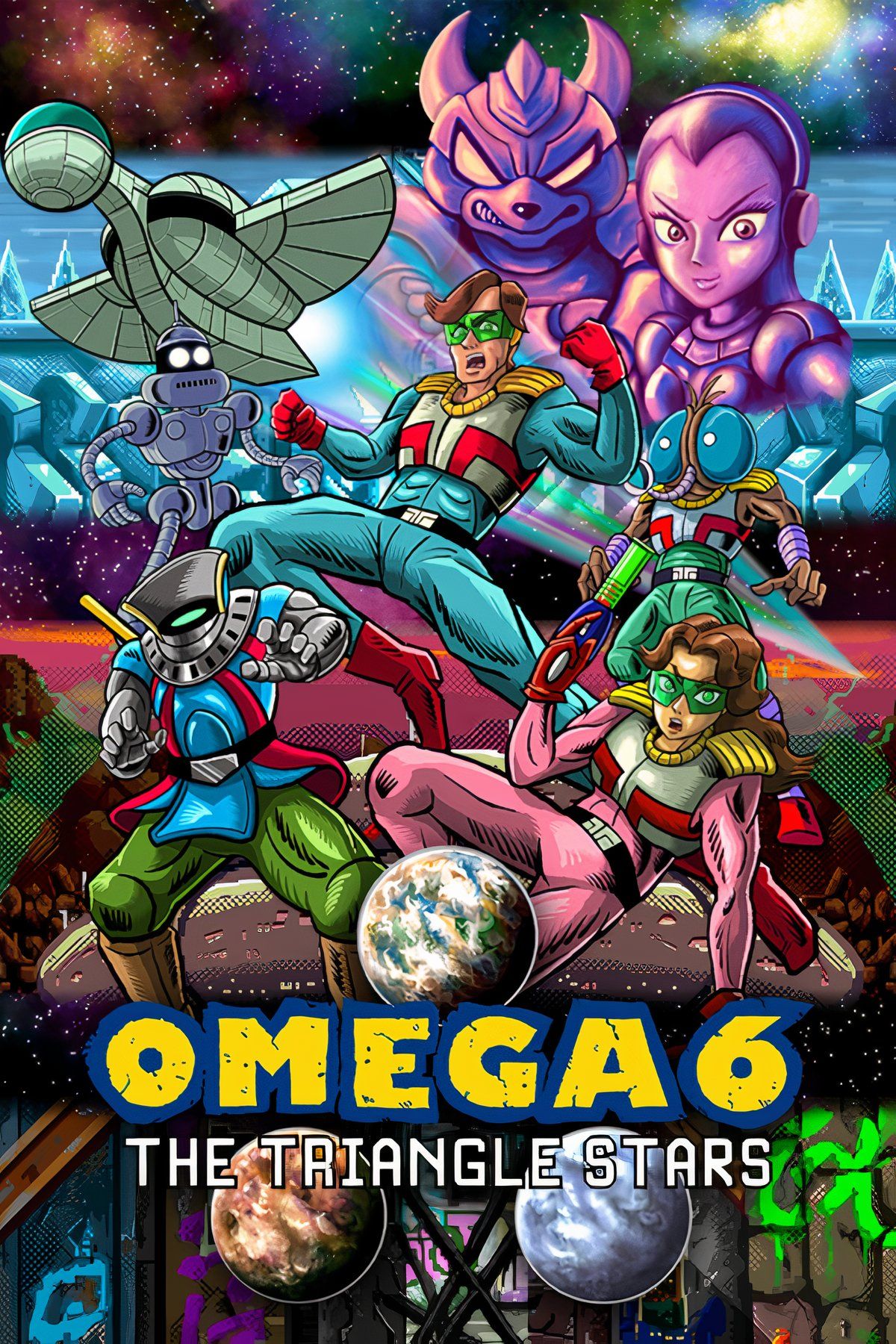 OMEGA 6 The Triangle Stars Tag Page Cover Art