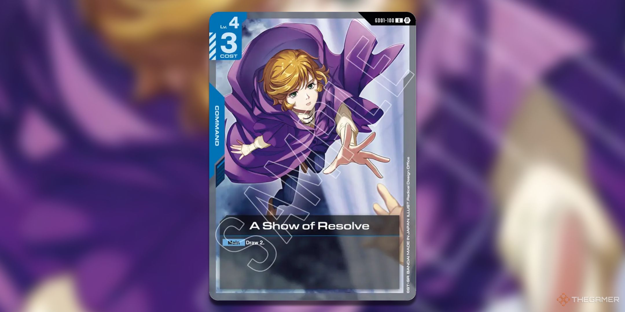 A Show Of Resolve from Gundam Card Game Edition Beta