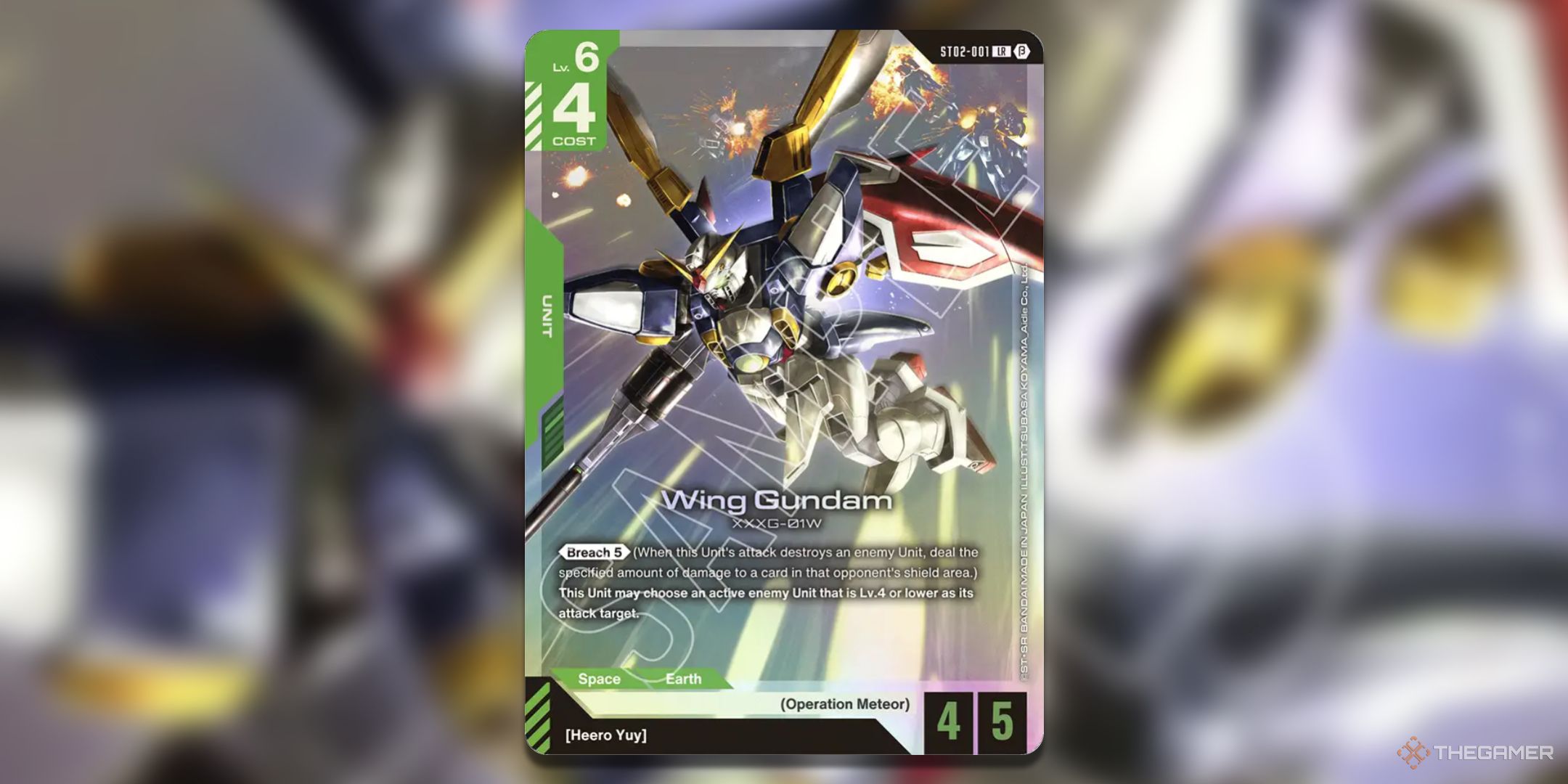 Wing Gundam from Gundam Card Game Edition Beta