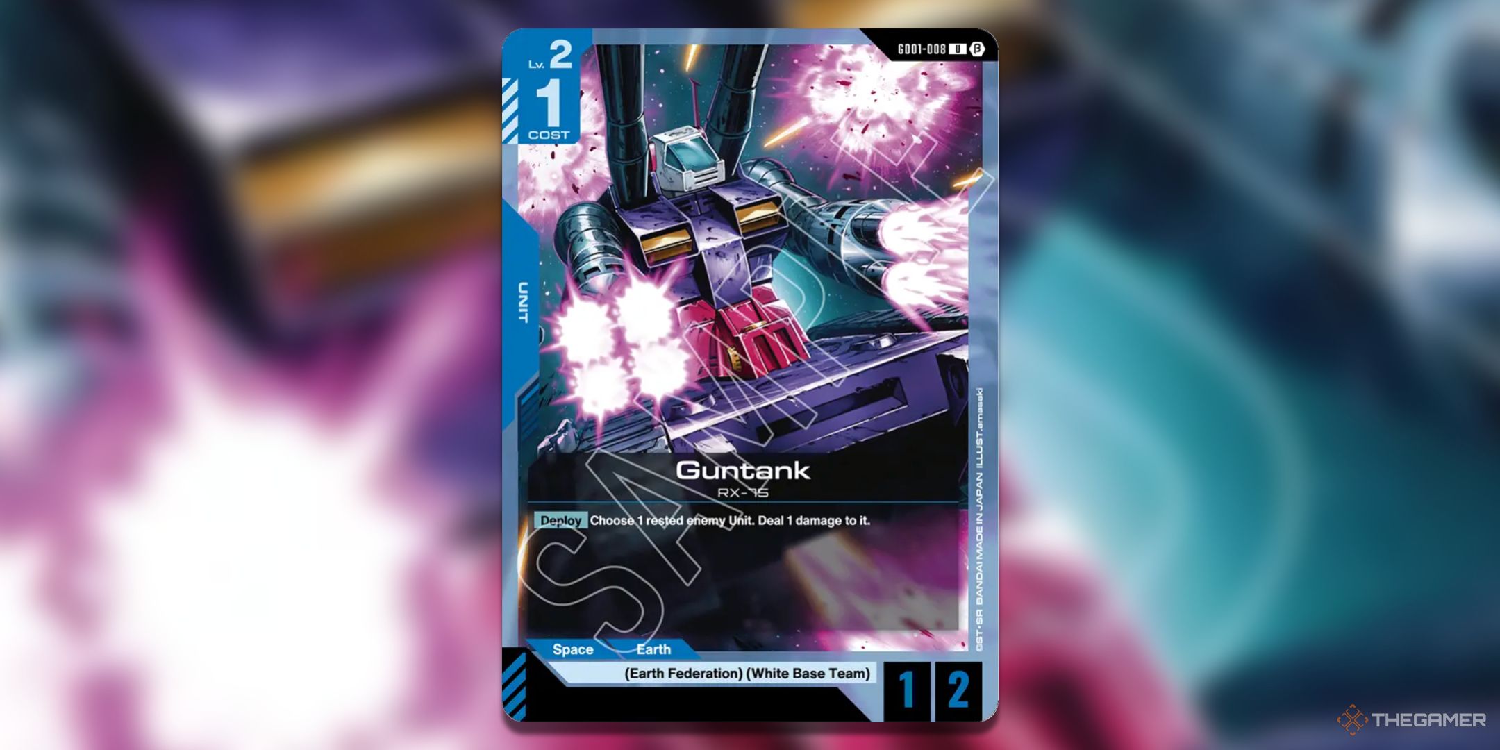 Guntank from Gundam Card Game Edition Beta