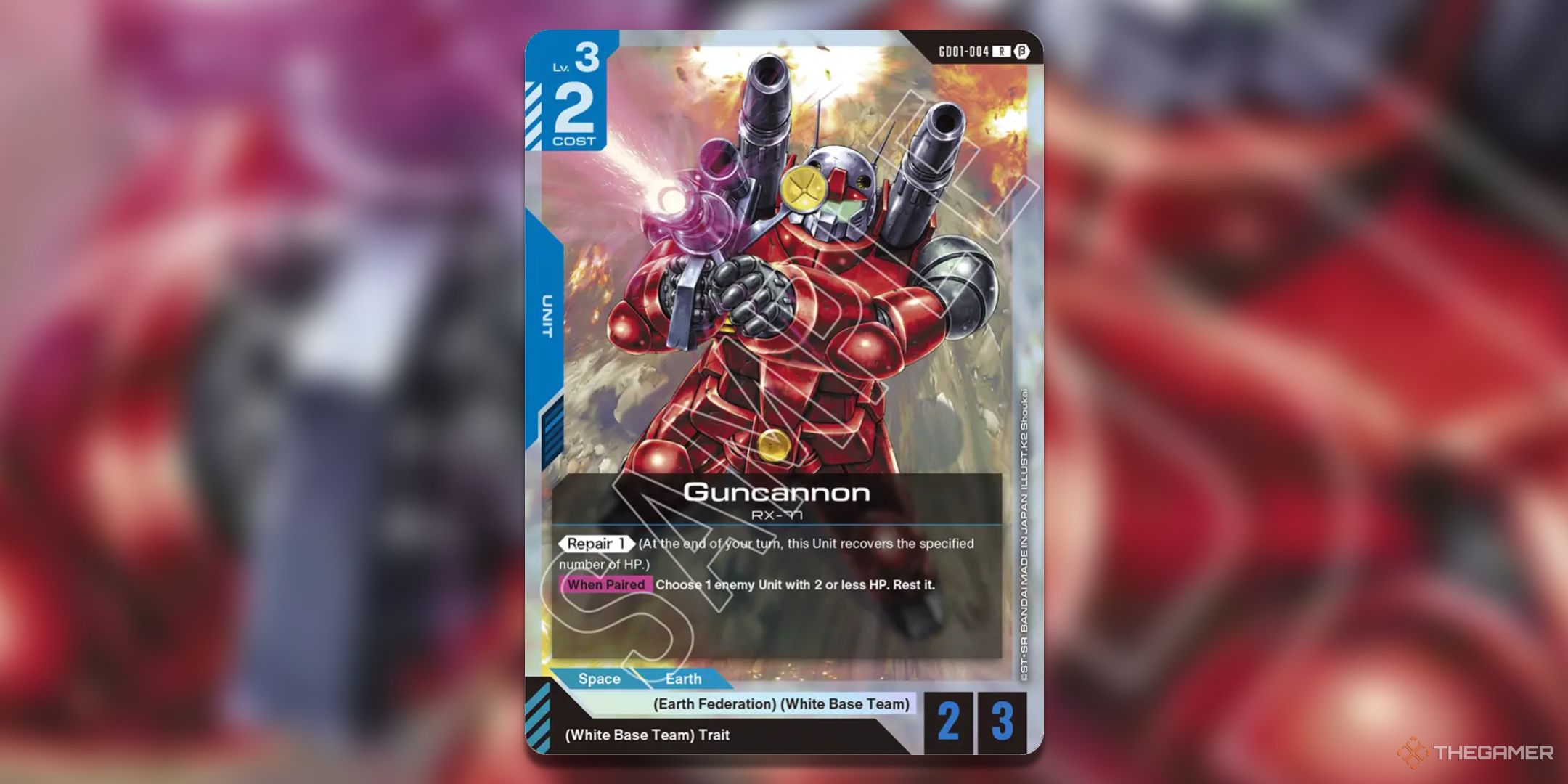 Guncannon from Gundam Card Game Edition Beta