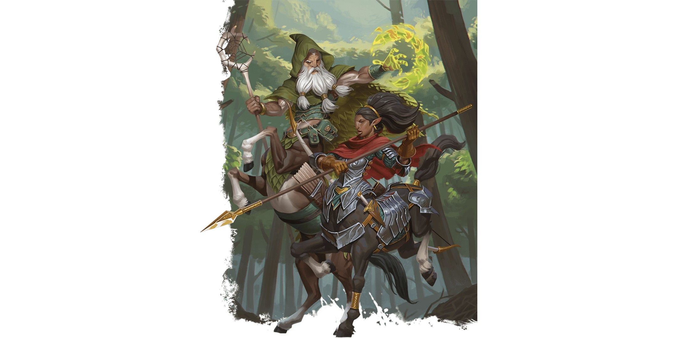 Dungeons & Dragons image showing two centaurs.