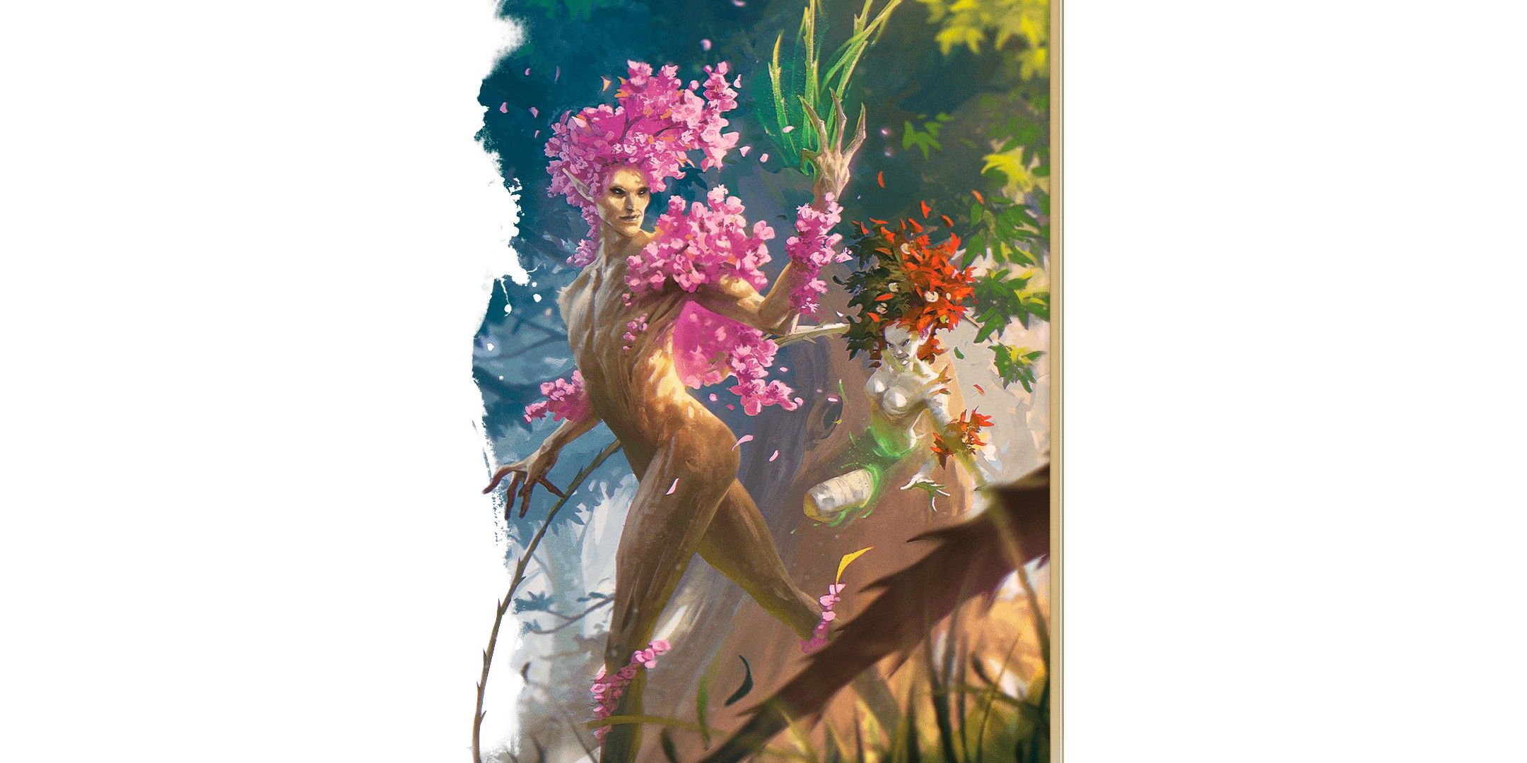 Dungeons & Dragons image showing two dryads.