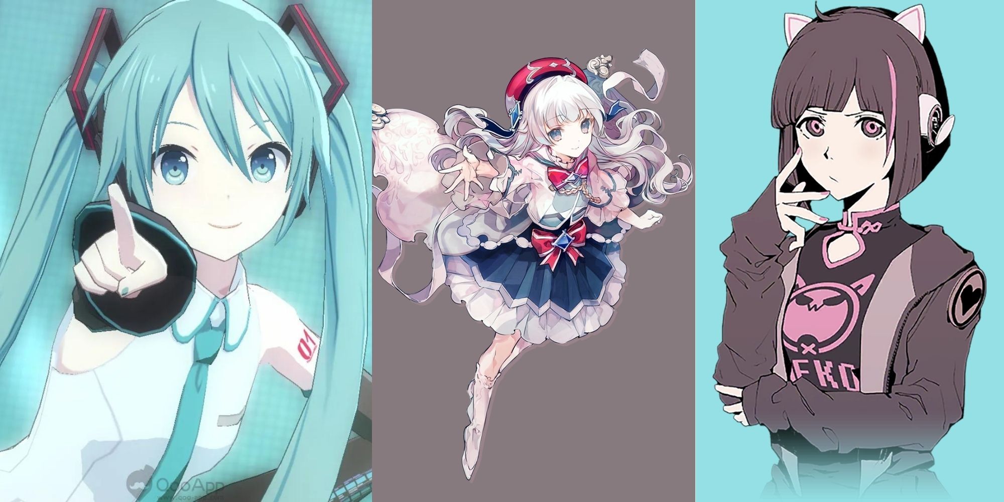 Hardest Rhythm Games Featuring Hatsune Miku from Project Sekai, Hikari from Arcaea, and Neko from Cytus